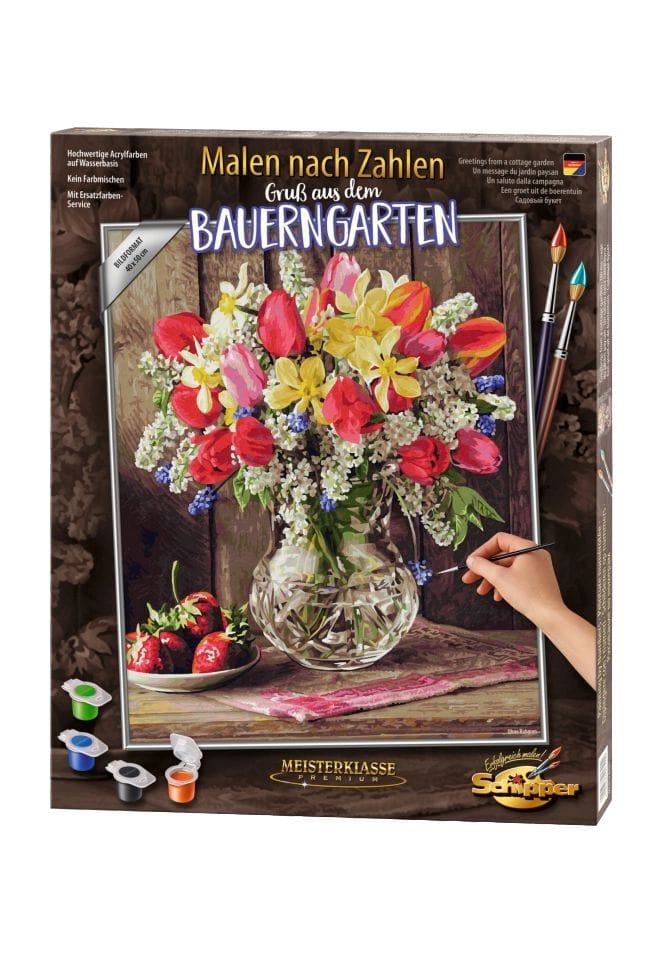 Schipper Malen nach Zahlen 'Gruß aus dem Bauerngarten', BUNT