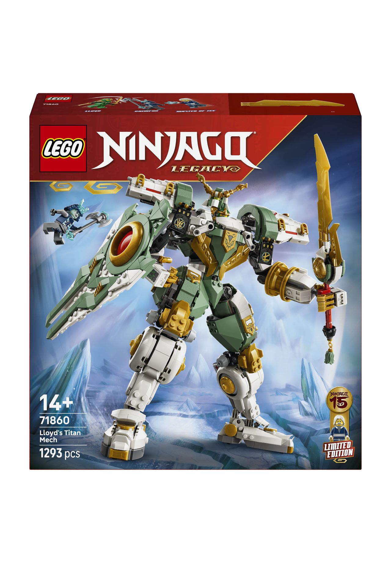 LEGO® NINJAGO® - 71860 15-jähriges Jubiläum: Lloyds Titan-Mech, 152 MEHRFARBIG, 99