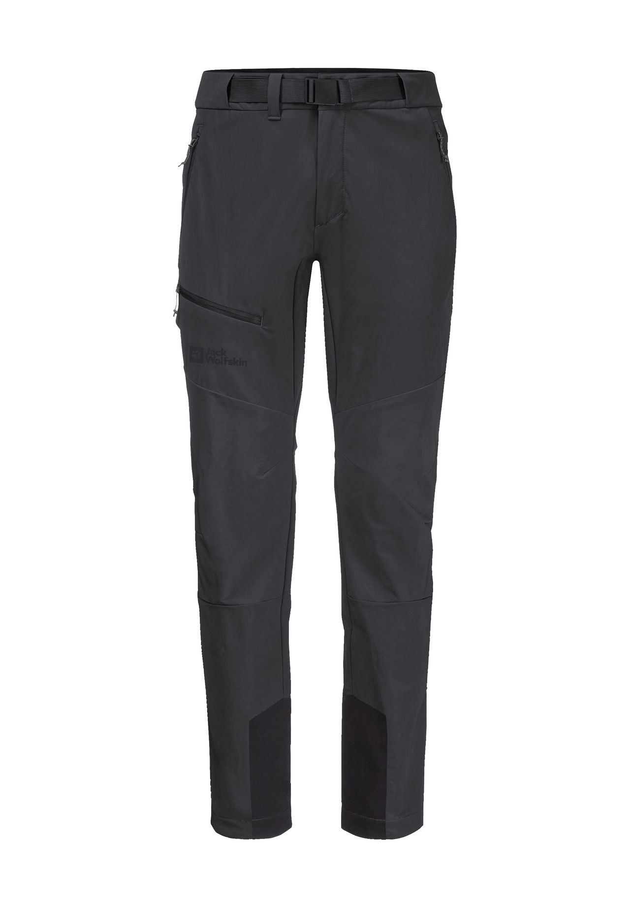Jack Wolfskin Ziegspitz Wanderhose, atmungsaktiv, Stiefelhaken, für Herren, grau, 38
