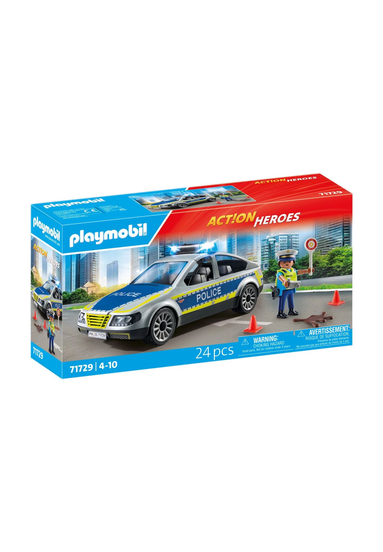 playmobil® Act!on Heroes - Polizei Streifenwagen 71729, BUNT, 99