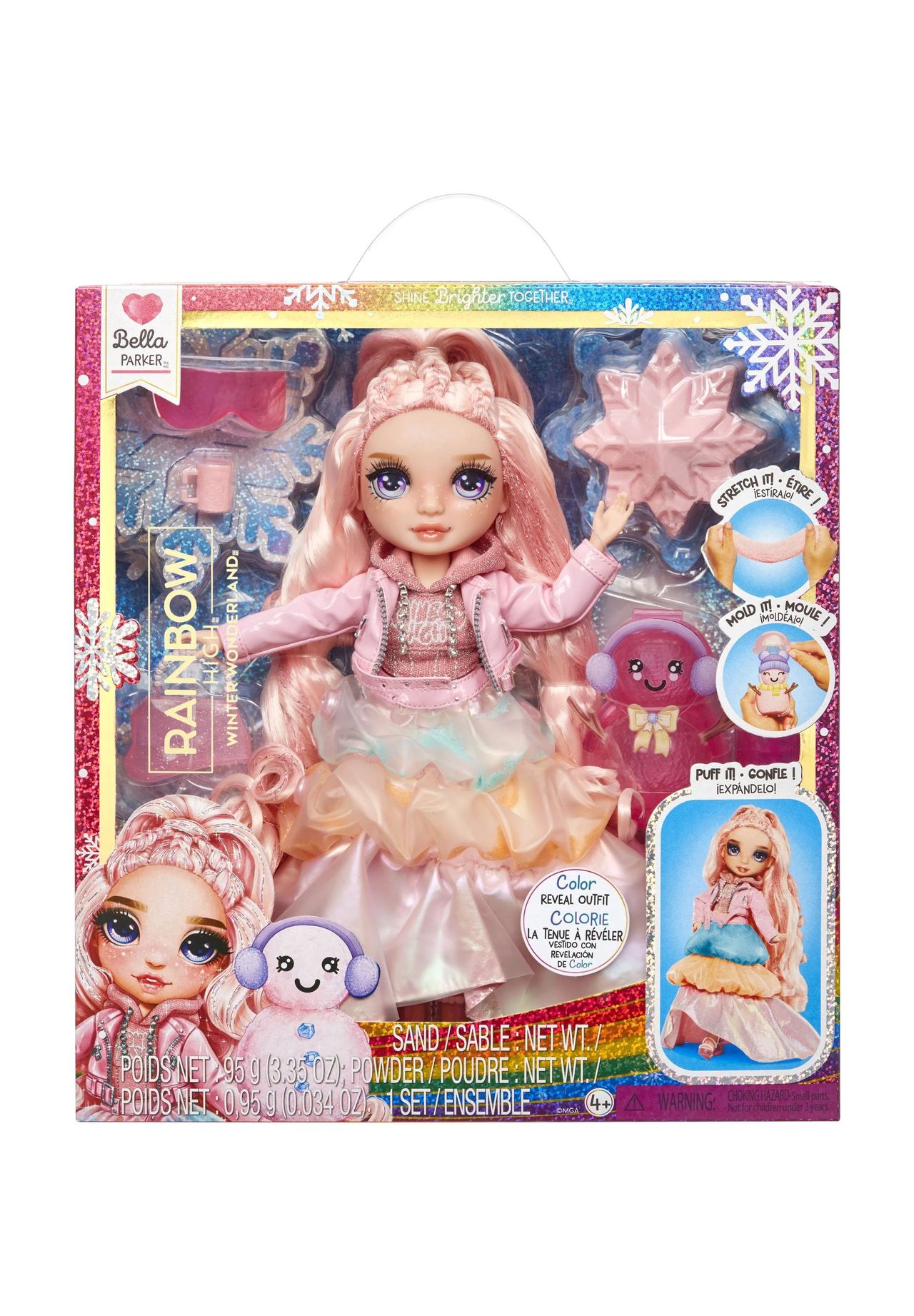 RAINBOW HIGH™ Modepuppe 'Winter Wonderland Bella', pink