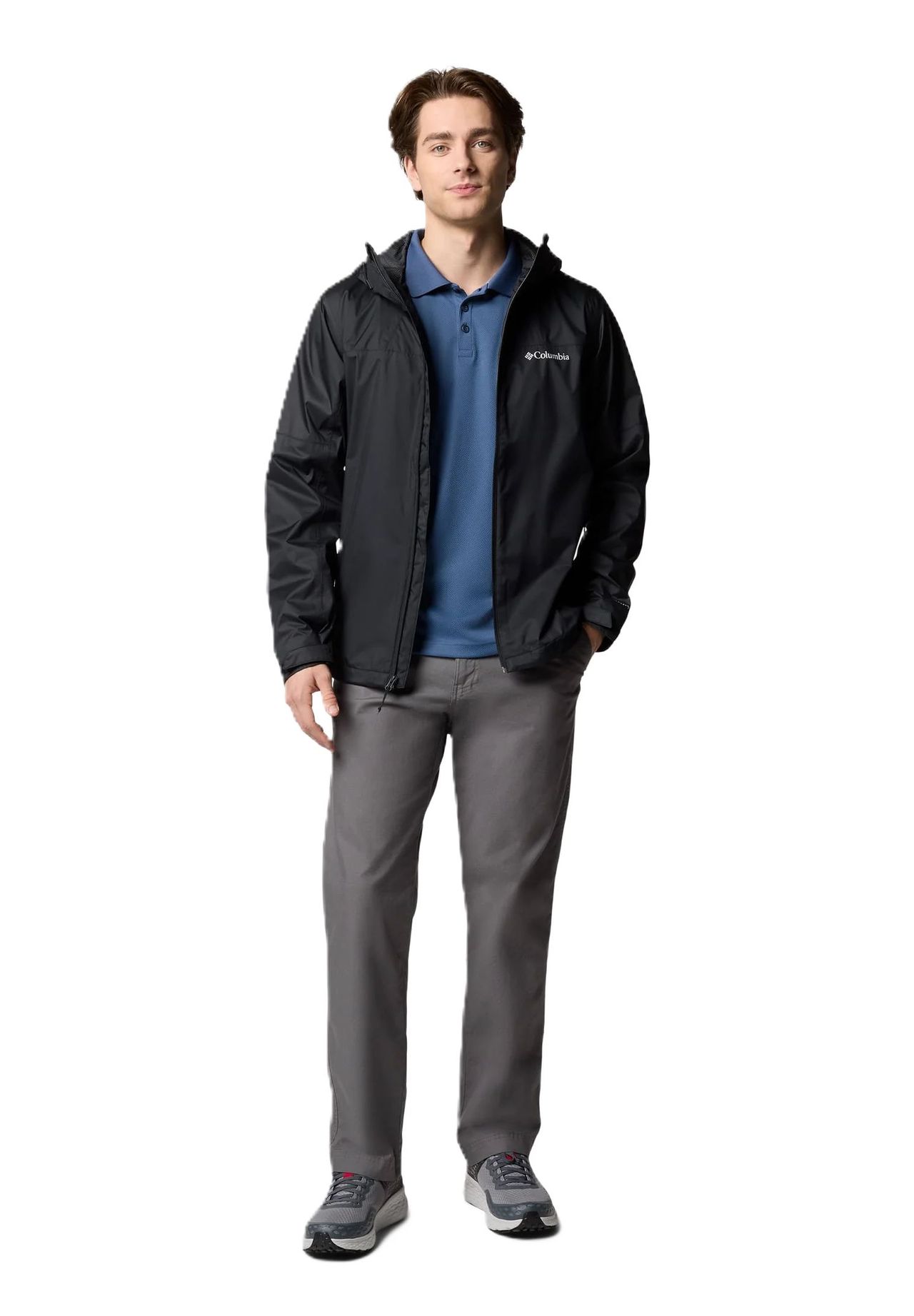 Columbia Regenjacke 'Inner Limits III', Kapuze, wasserdicht, für Herren, schwarz, S