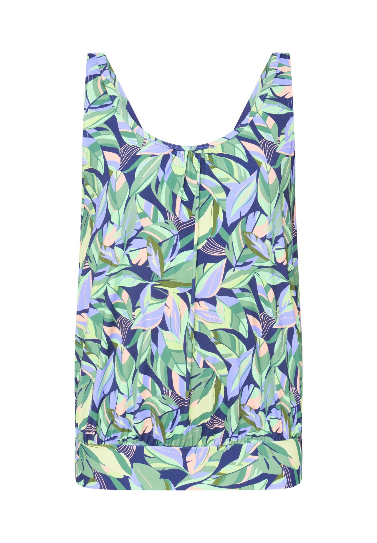 s.Oliver Tankini-Oberteil Avin, Raffung, für Damen, grün|blau, 38