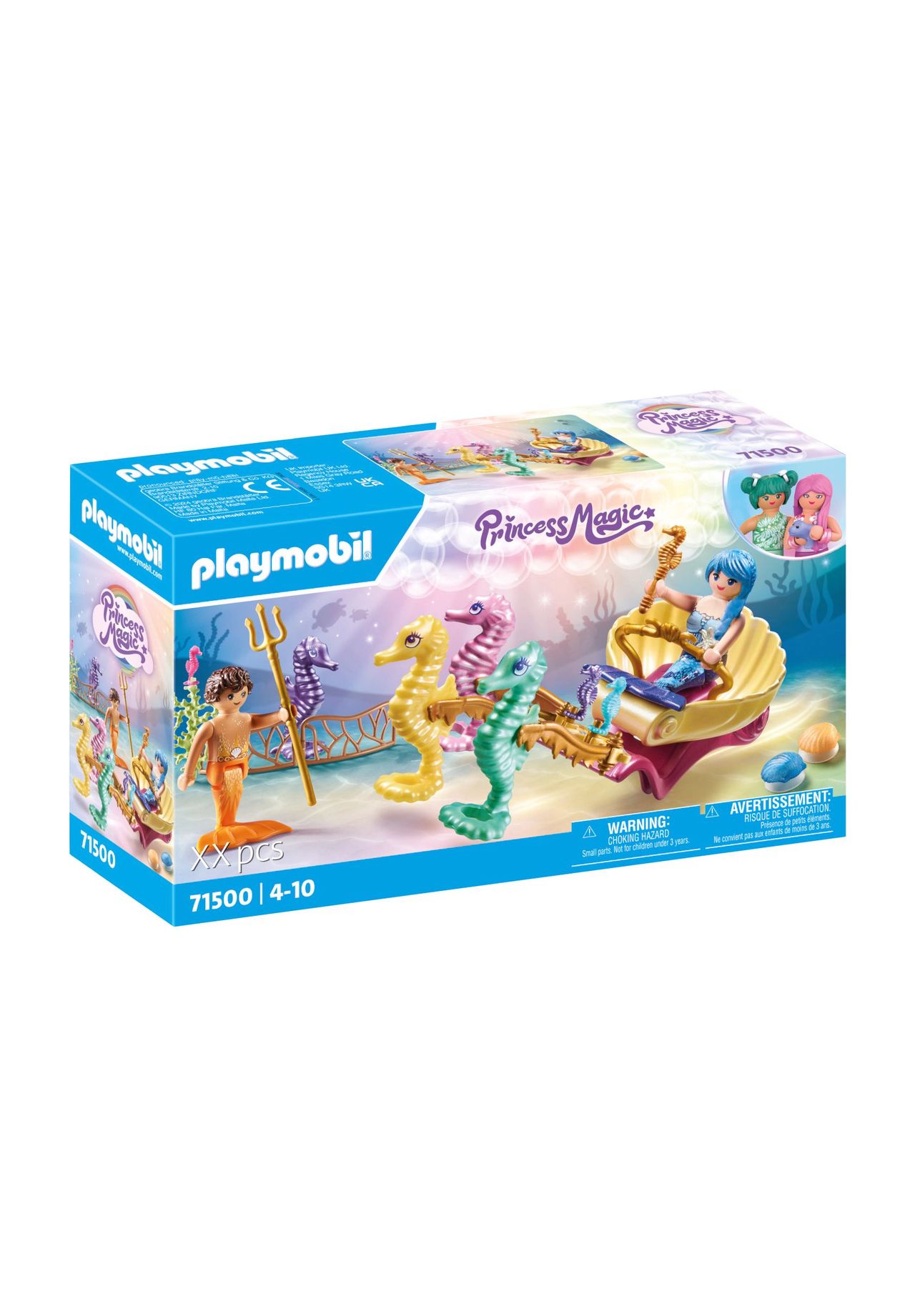 playmobil® Princess Magic - Meerjungfrauen-Seepferdchenkutsche 71500