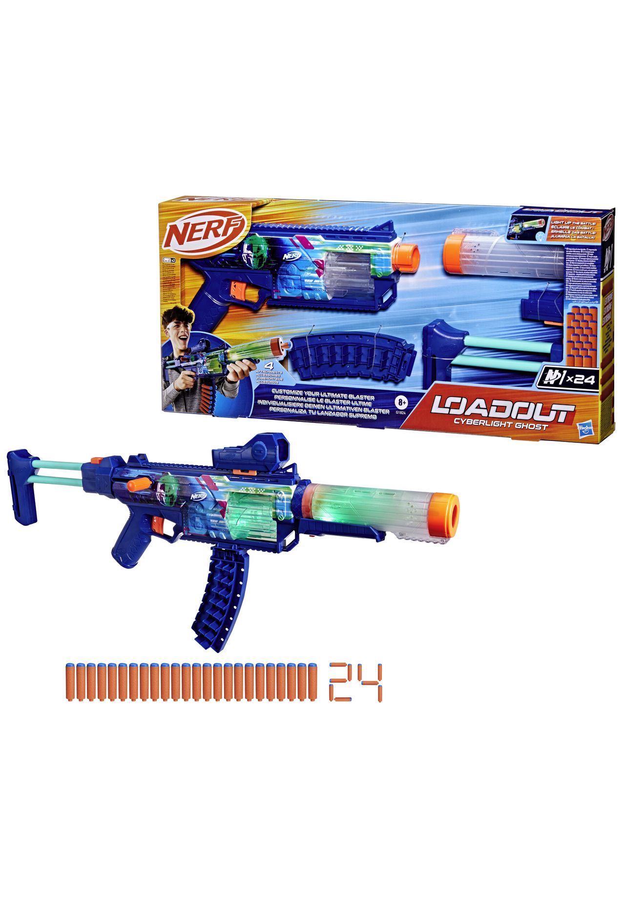 NERF Loadout Cyberlight Ghost, BUNT, 99