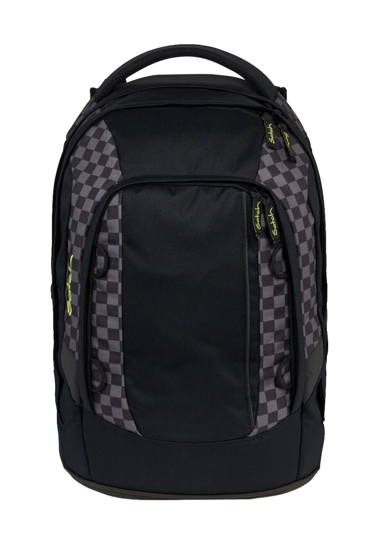 Satch Schulrucksack, Rückenpolsterung, Zweiwege-Reißverschluss, schwarz, 99
