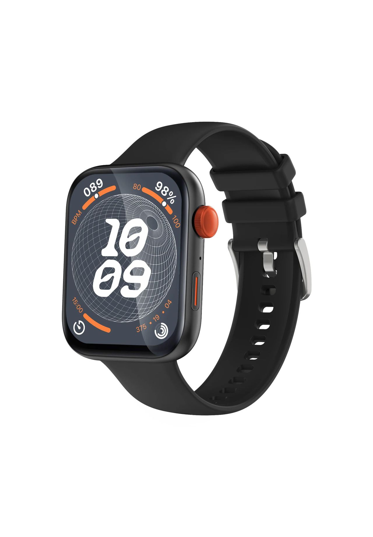 Atlanta Smartwatch-Set '9739/7', Touchscreen-Smartwatch, Wechselarmband, SCHWARZ