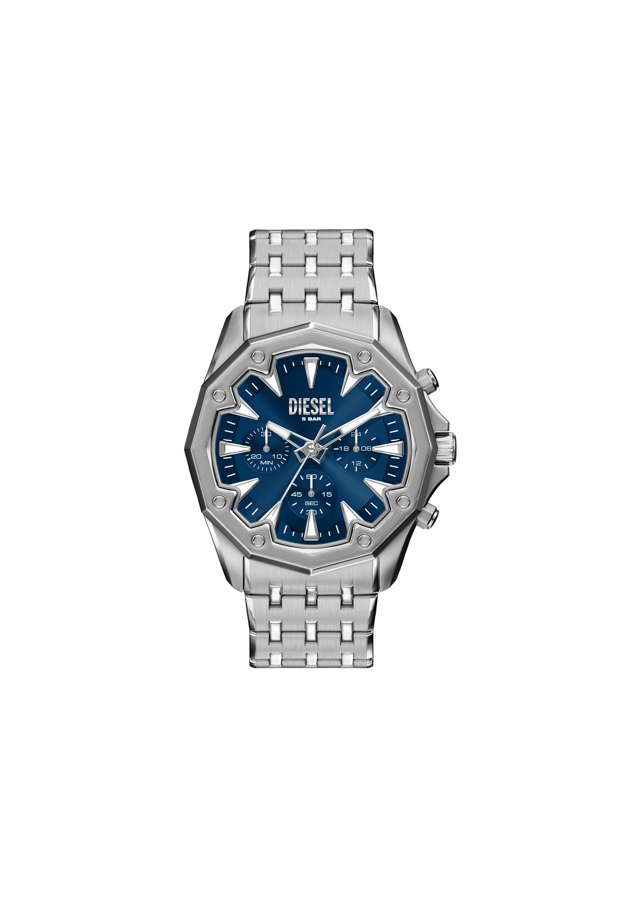 DIESEL® Diesel Herrenuhr Stinger Chronograph aus goldfarbenem Edelstahl, DZ4707, Gold, _NULL
