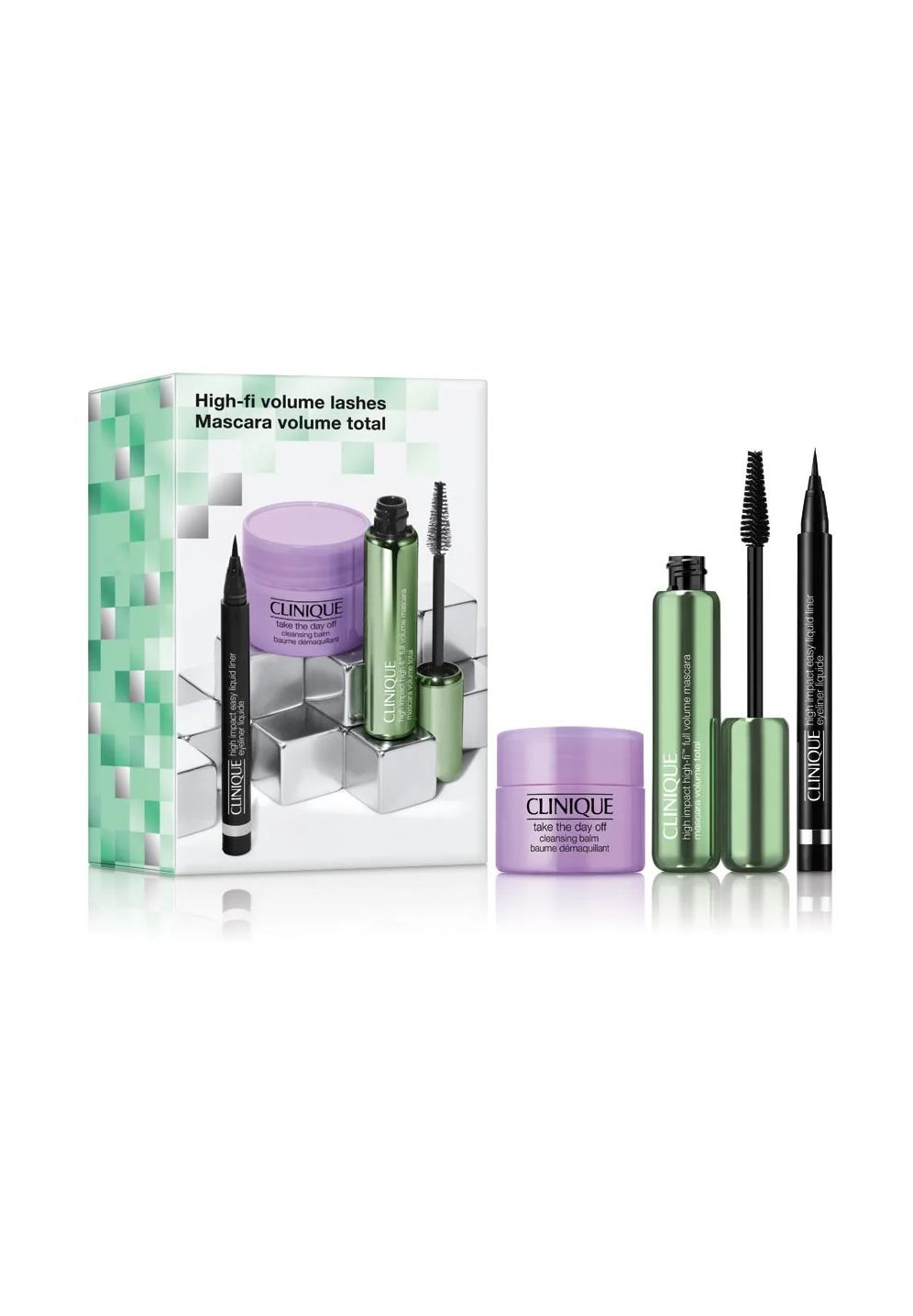 CLINIQUE High Impact High-fi Volume Lashes - Make-up-, Make-up-Sets, eyeliner & kajal, schwarz (SCHWARZ), definition/volumen/verlängernd, Deckkraft: Hoch,