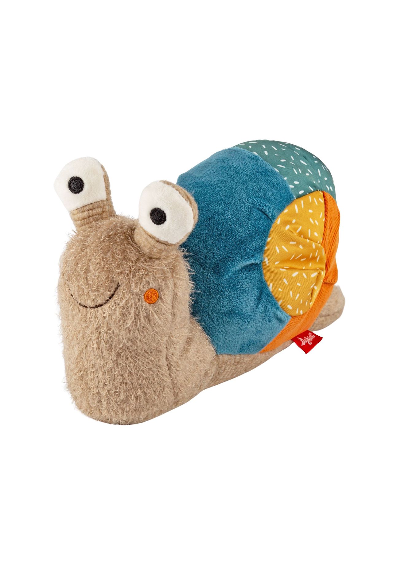 sigikid® Kuscheltier Schnecke Patchwork Sweety, für Babys und Kinder, mehrfarbig, 99