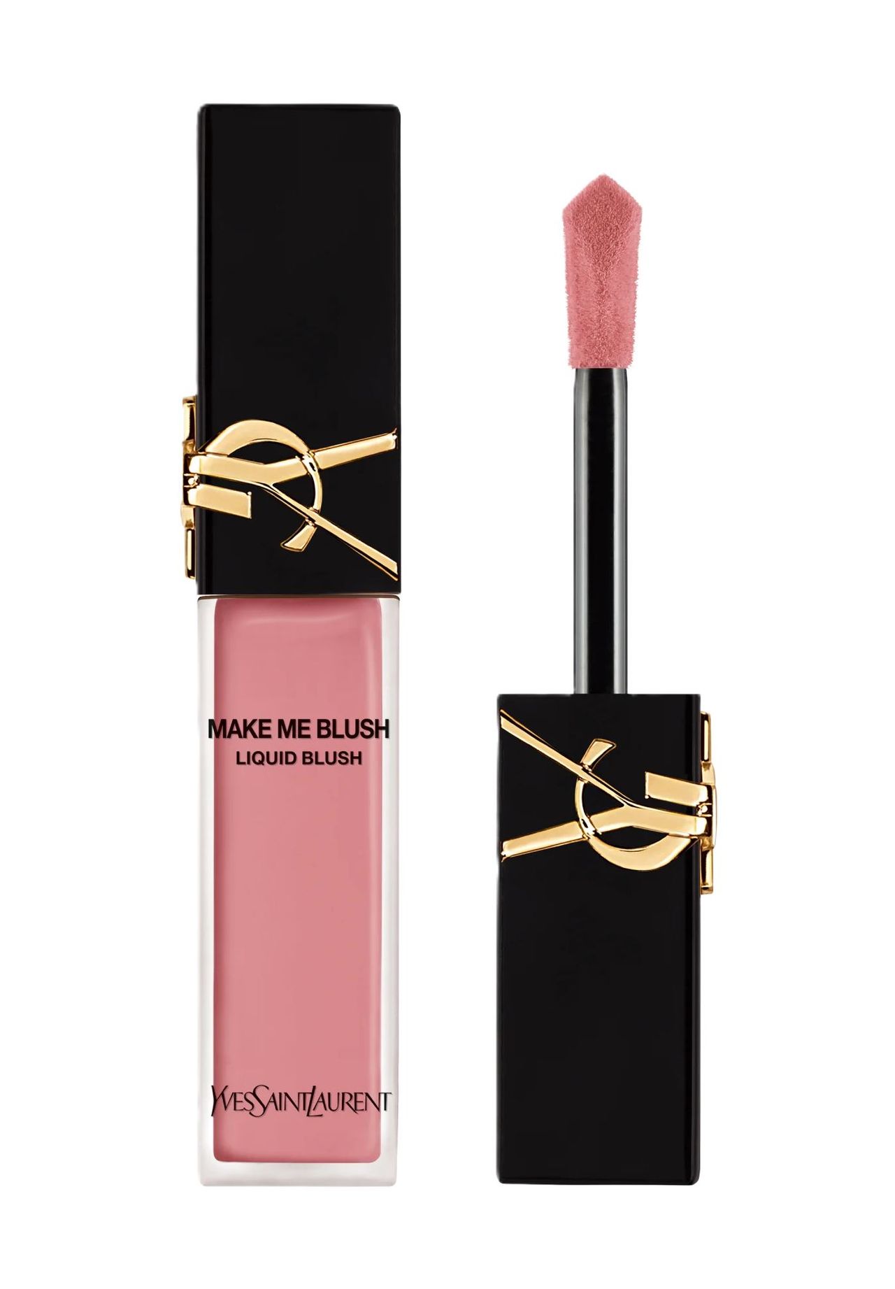 YVES SAINT LAURENT Make Me Blush Liquid, Gesichts Make-up, rouge, Creme, orange (37 CORAL CLASH), mattierend, Deckkraft: Hoch,
