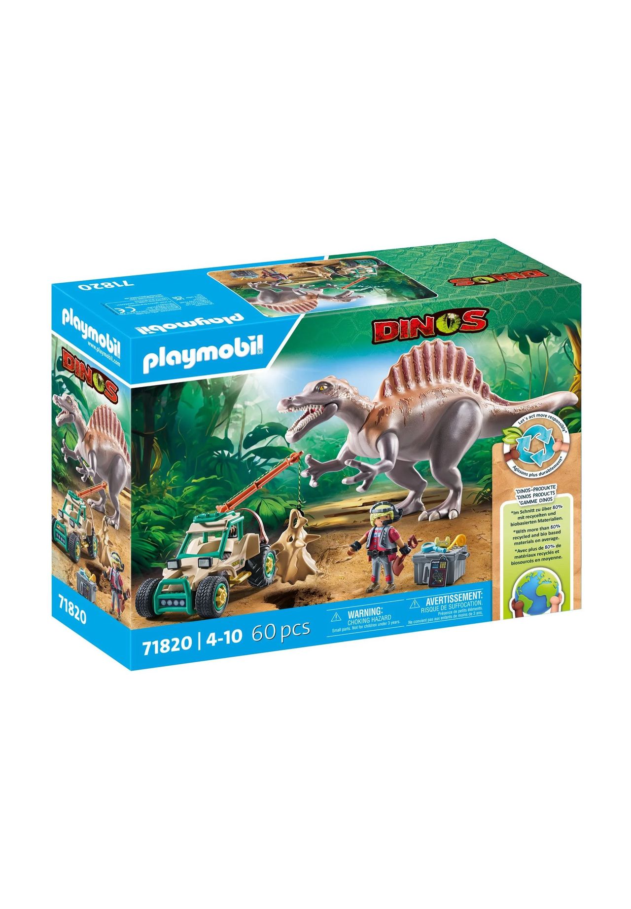 playmobil® Dinos - Spinosaurus-Angriff 71820