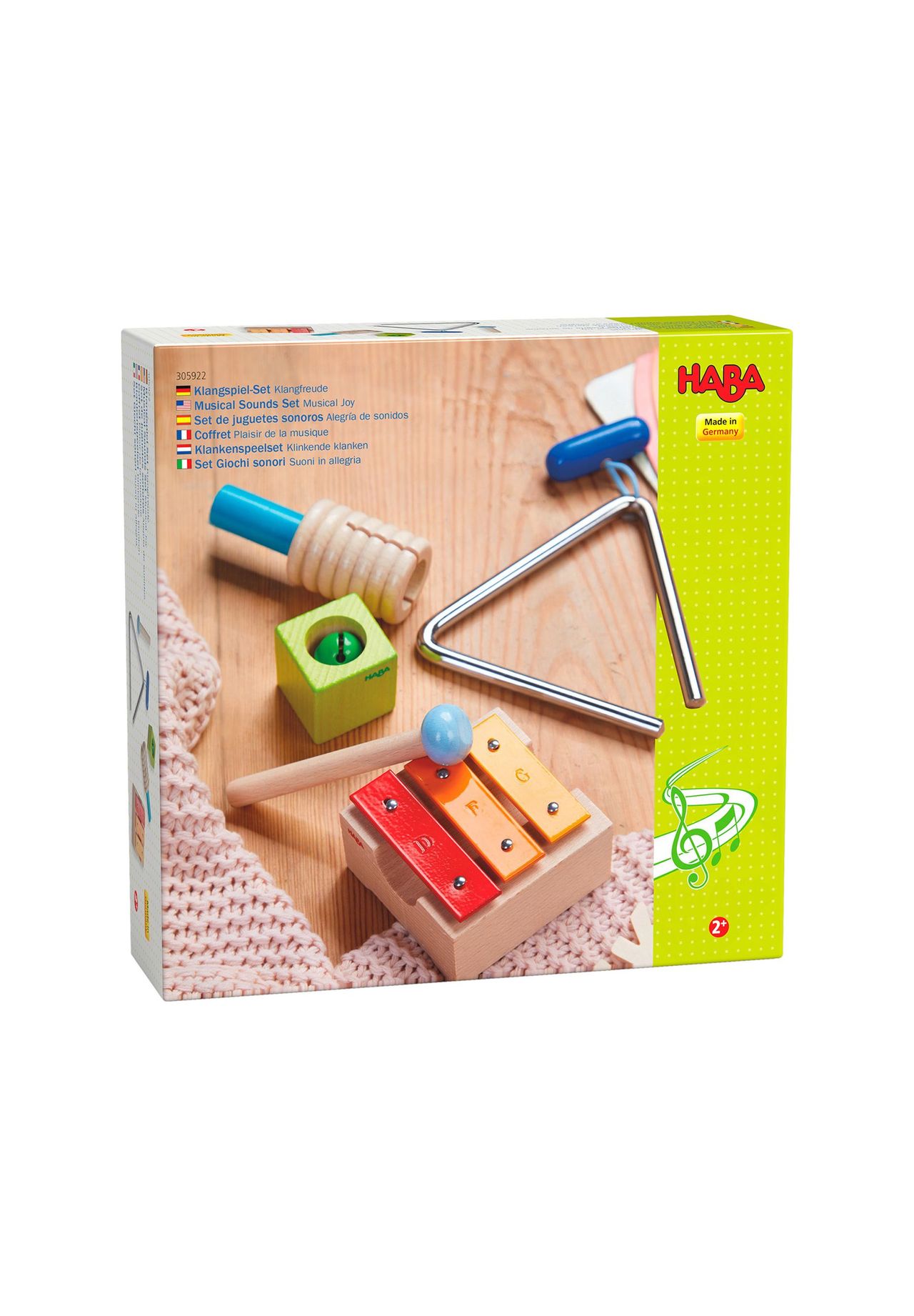 HABA Spielzeug-Musikinstrument Klangspiel-Set Klangfreude
