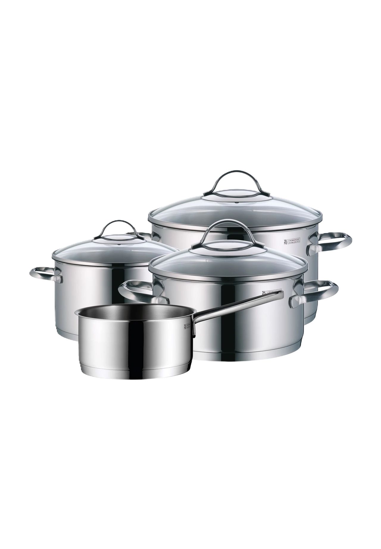 WMF Topf-Set, 4-teilig, silber