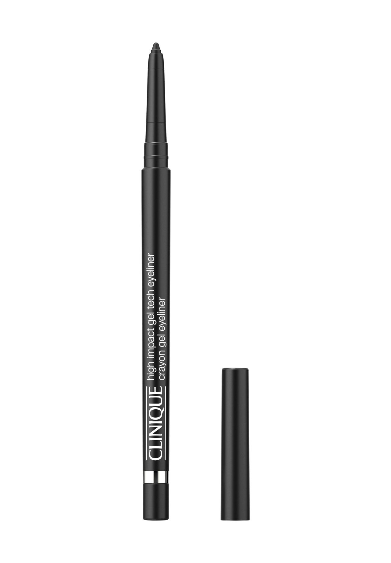 CLINIQUE High Impact™ Gel Tech Eyeliner, Augen Make-up, eyeliner & kajal, Gel, schwarz (BLACK), wasserfest, Deckkraft: Hoch, augenärztlich getestet|für empfindliche augen|dermatologisch getestet,