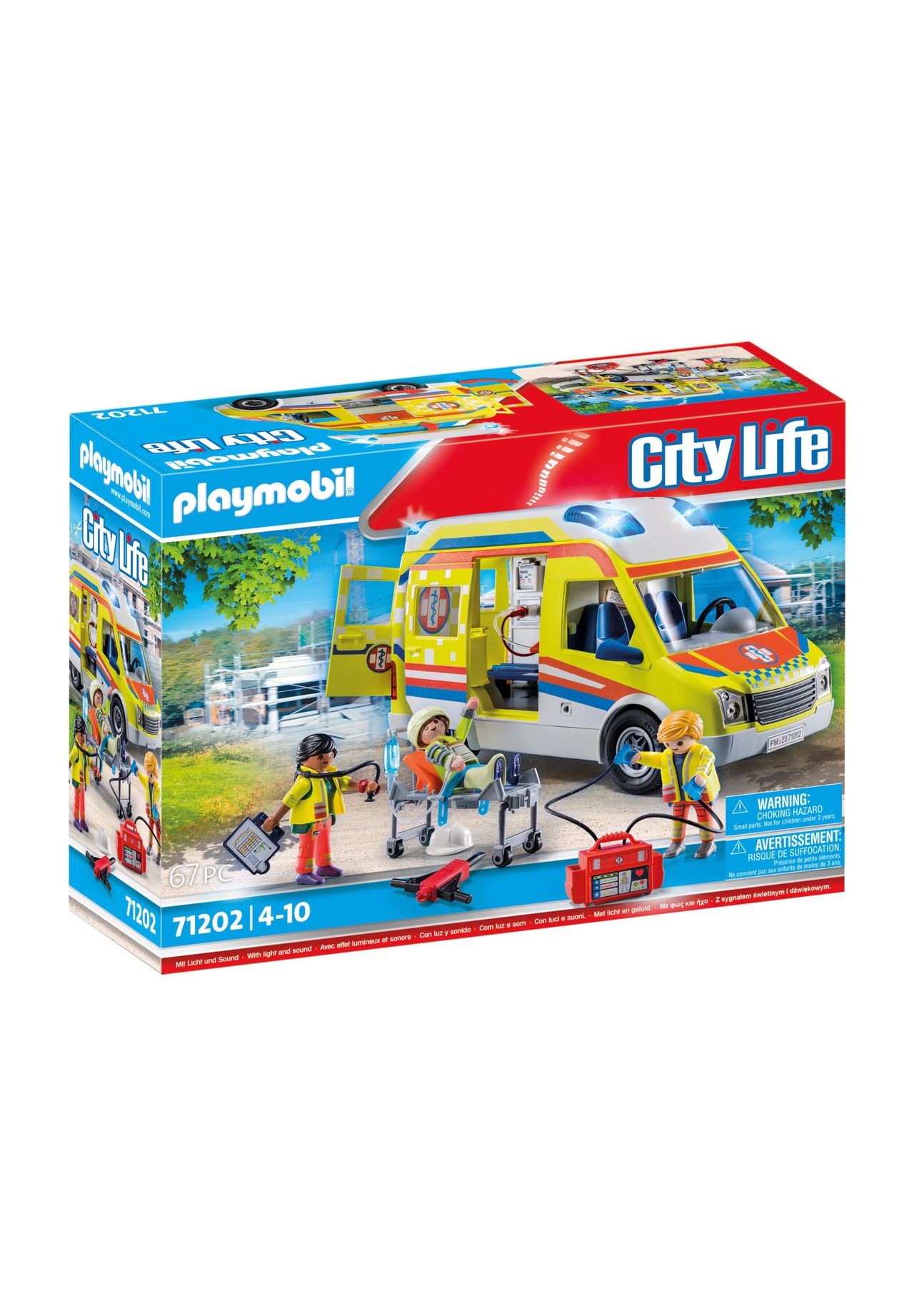 playmobil® City Life - Rettungswagen mit Licht und Sound 71202