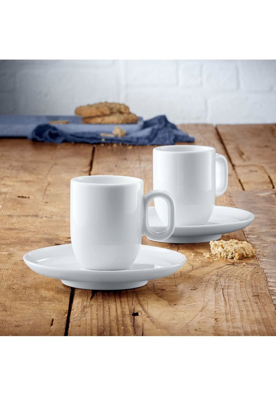 WMF Barista Espressotassen-Set, 4-teilig, weiß