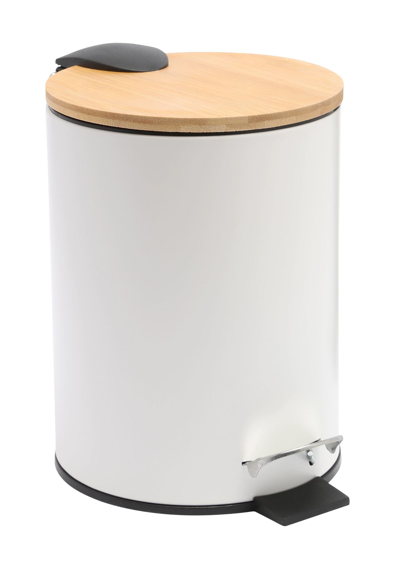 WENKO® Kosmetik-Treteimer 'Tortona', 3 l, WEISS MATT