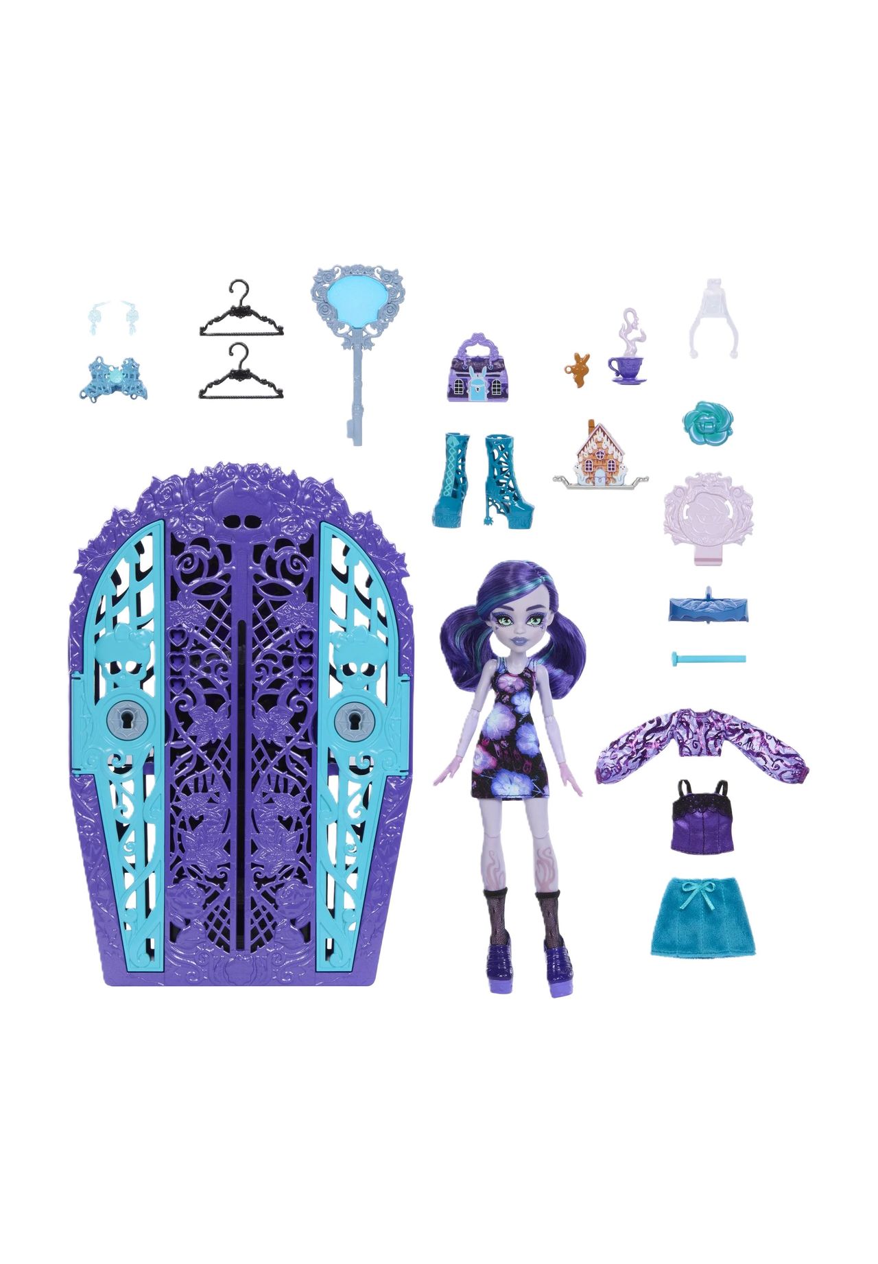 Monster High Skulltimate Secrets Spielset 'Verborgene Schätze', blau