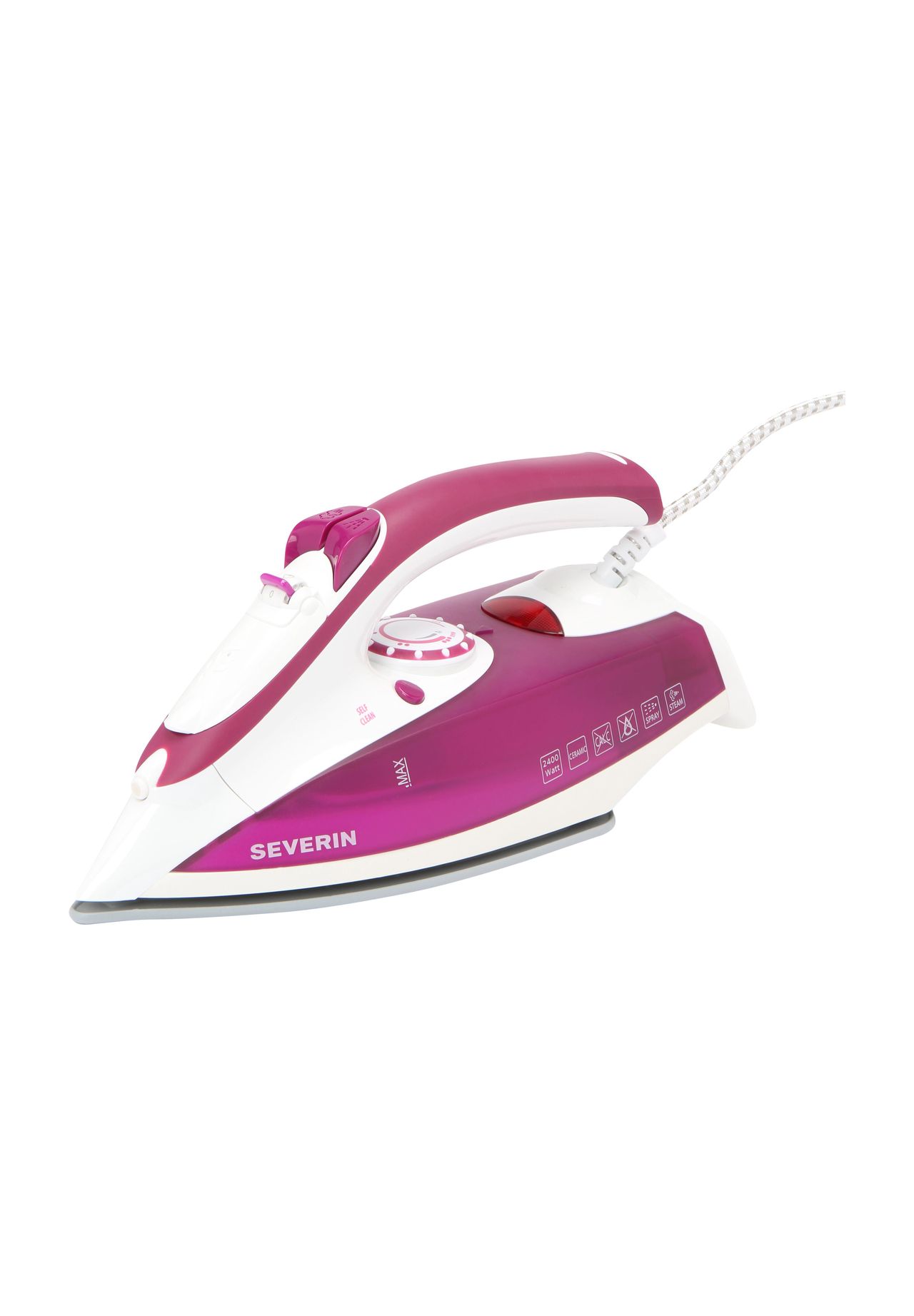 SEVERIN Dampfbügeleisen 'BA 3243', 2400 Watt, pink, 99