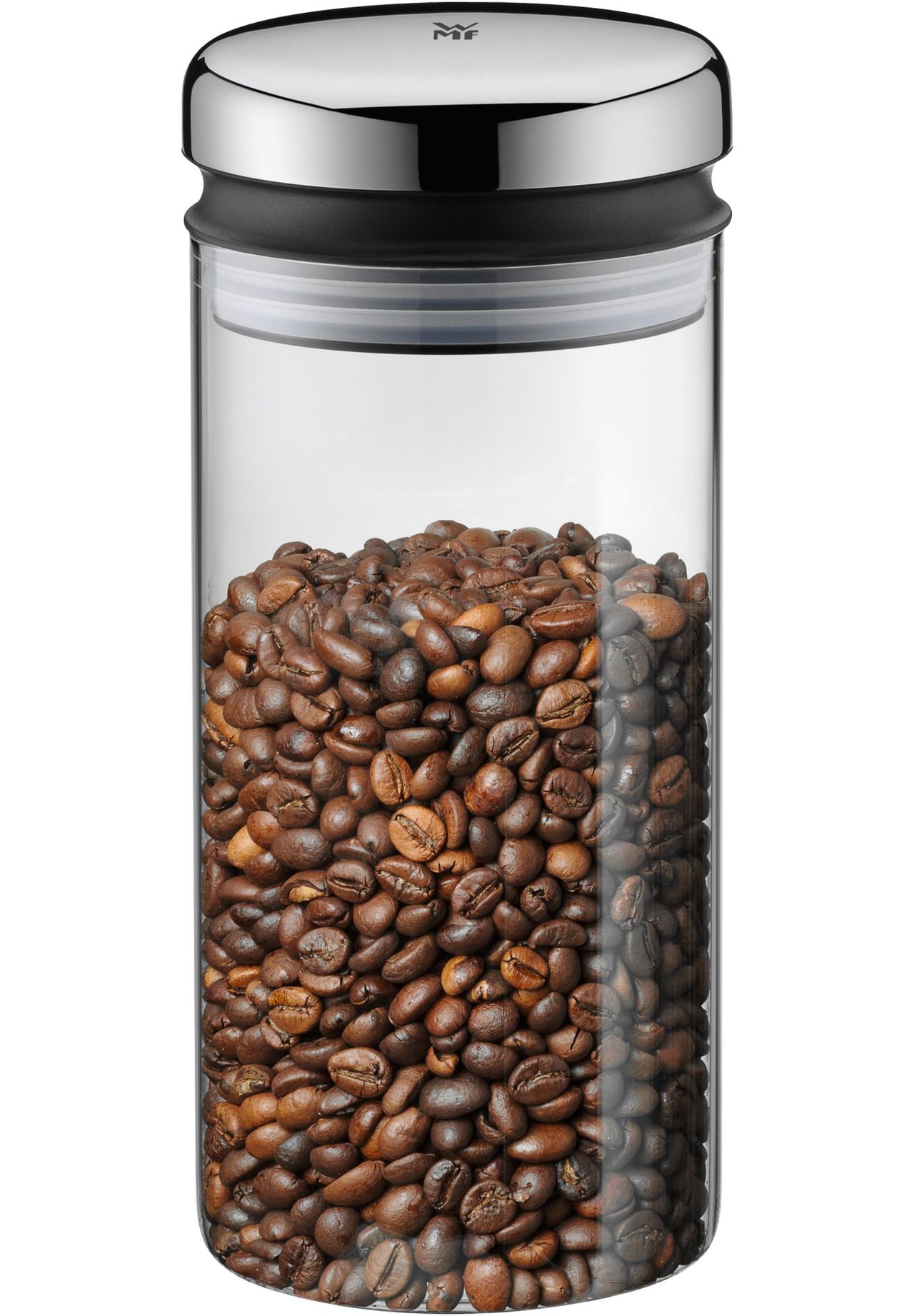 WMF Vorratsglas, 1 Liter, aus der Serie 'Depot', silber
