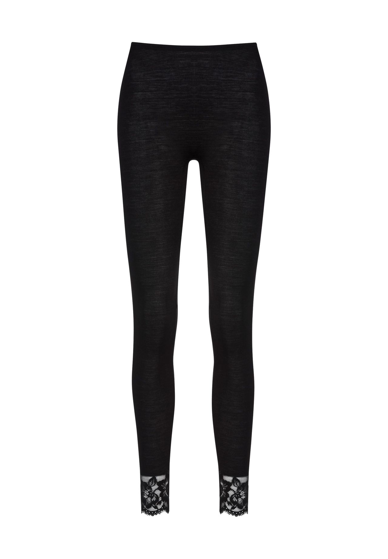 mey Pants, langes Bein, Komfortbund, Spitze, für Damen, schwarz, 40/42