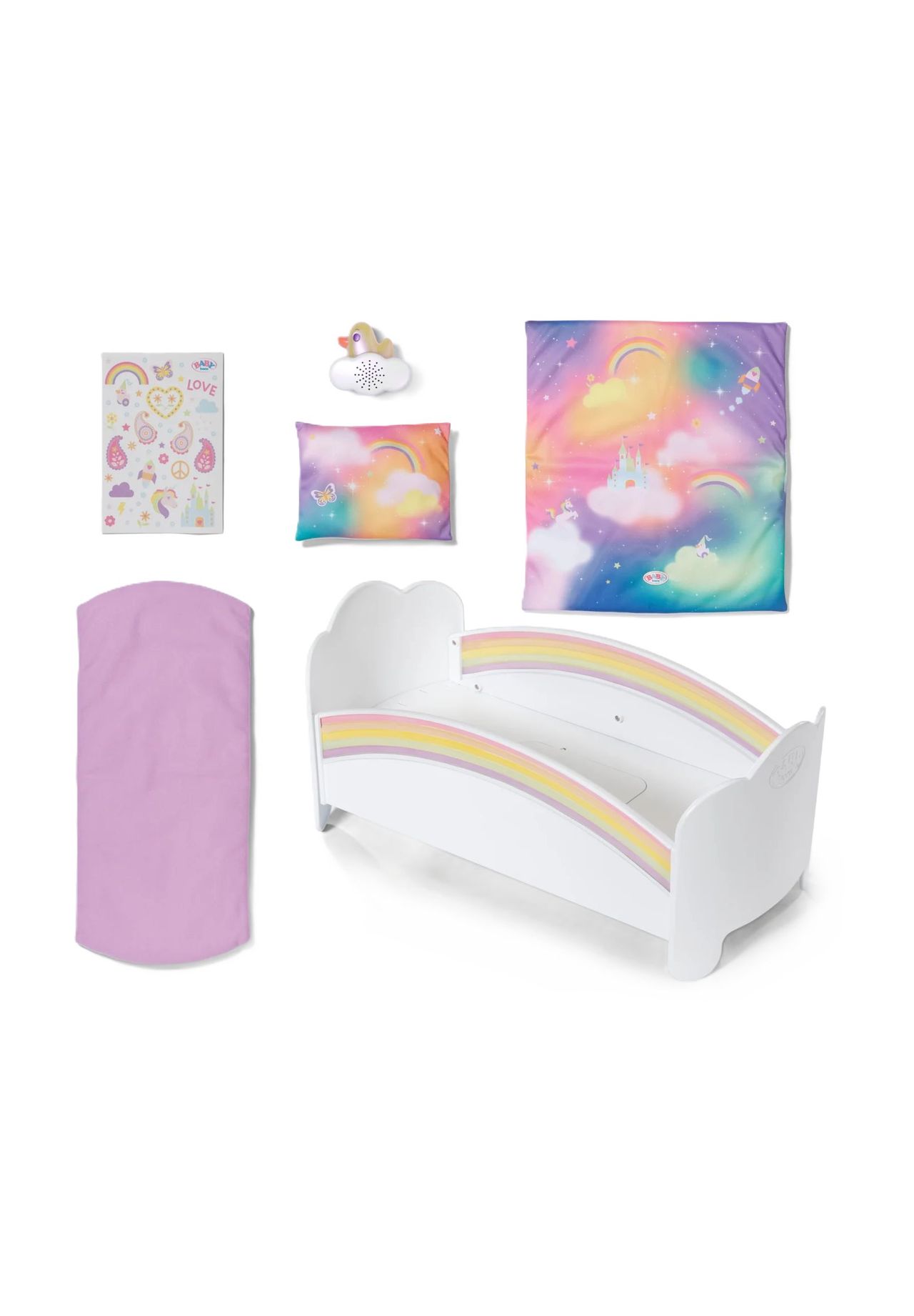 BABY born® Puppenbett 'Regenbogen', mehrfarbig