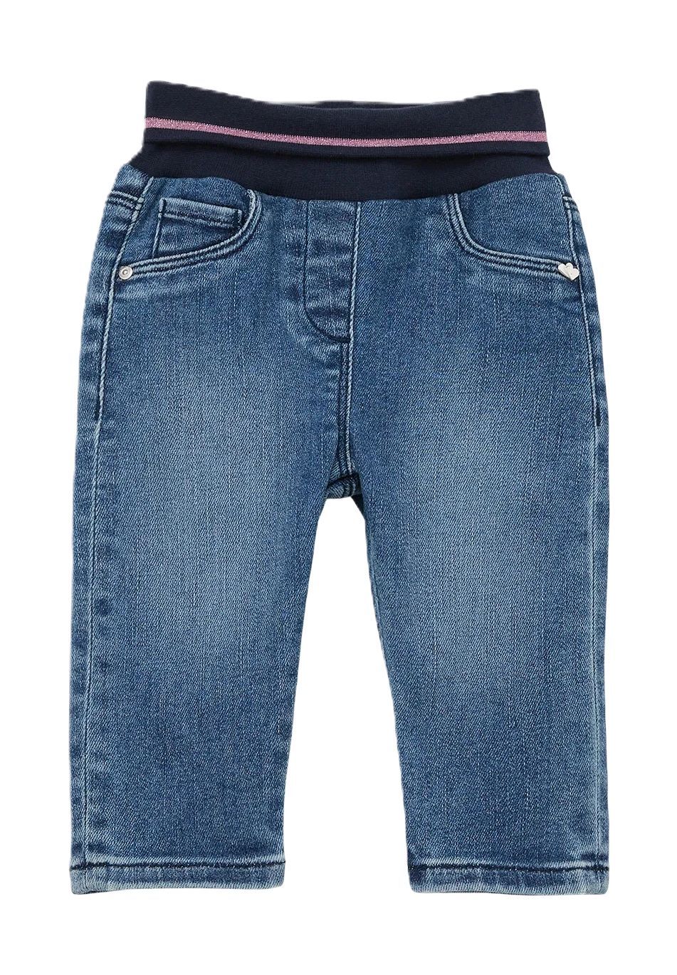 s.Oliver Jeanshose, High-Waist, für Babys und Kleinkinder, blau, 68