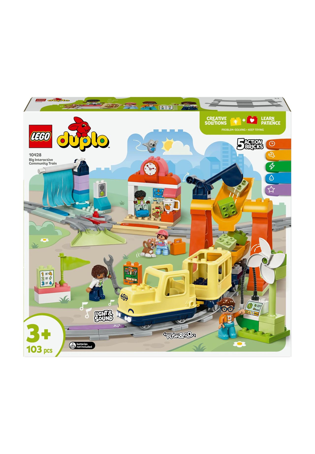 LEGO® DUPLO® - 10428 Town Große interaktive Eisenbahn