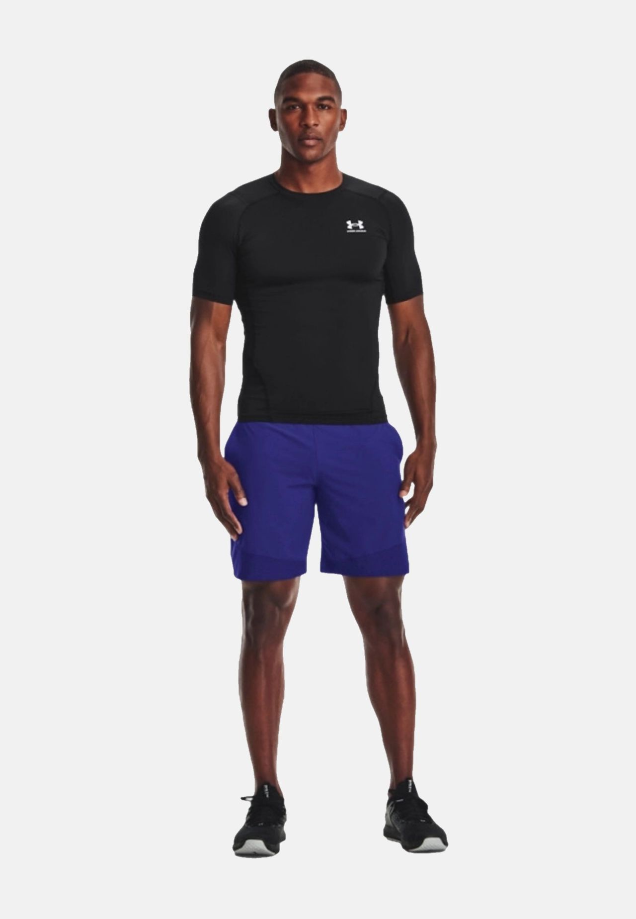 UNDER ARMOUR Funktionsshirt HeatGear Armour, atmungsaktiv, schnelltrocknend, für Herren, schwarz, L