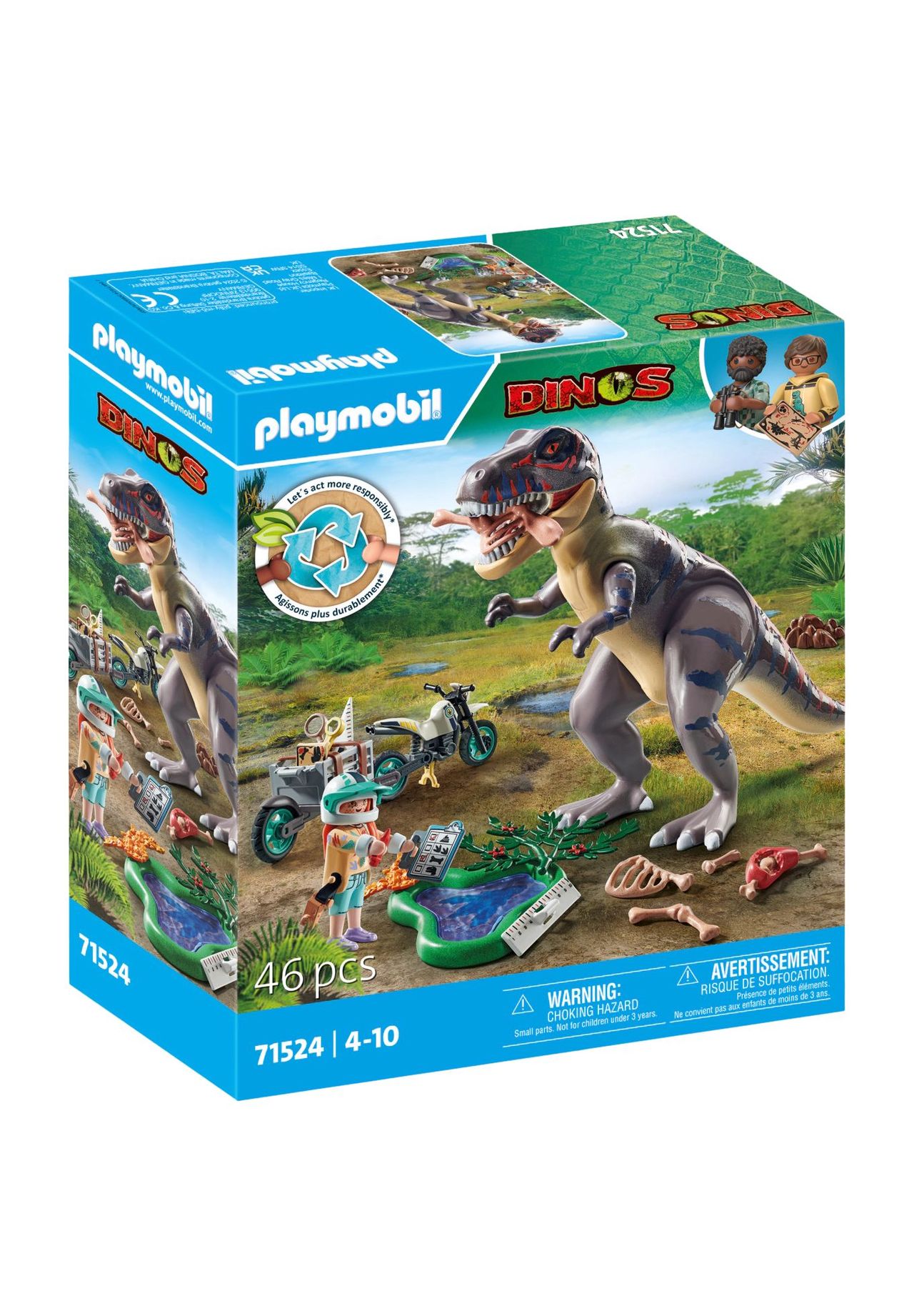 playmobil® Dinos - T-Rex-Spurensuche 71524