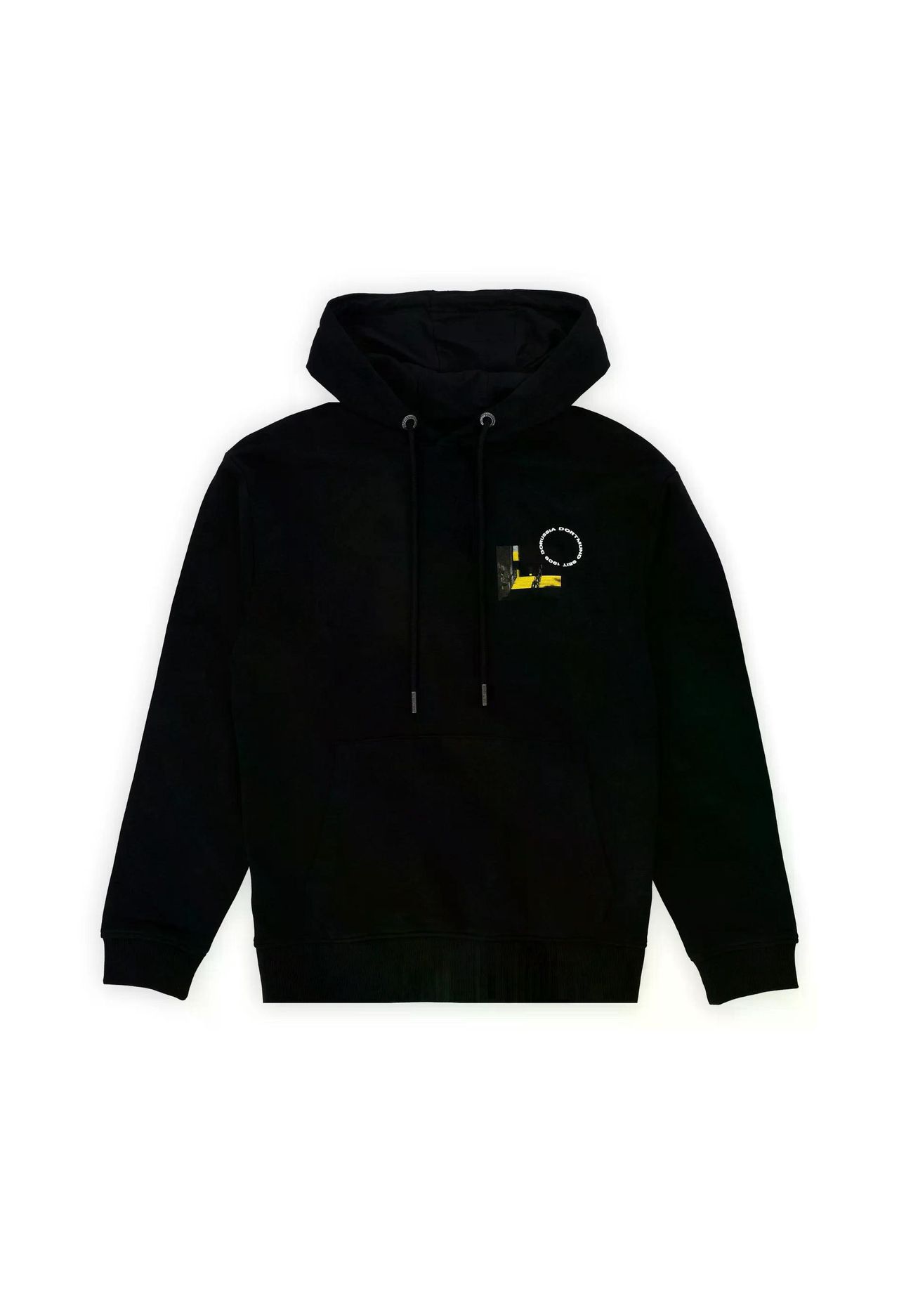 BVB 09 Hoodie BVB, Kängurutasche, für Herren, schwarz, M