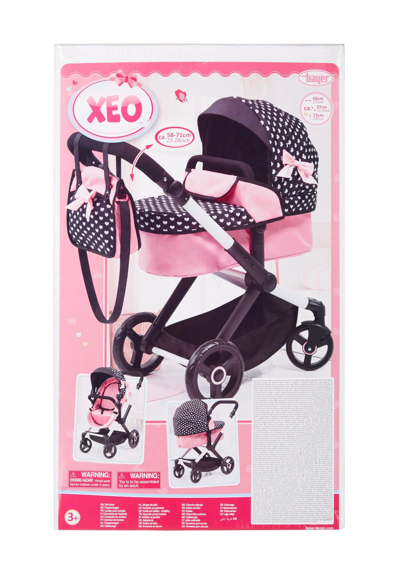 bayer Puppenwagen 'XEO', mehrfarbig, 99