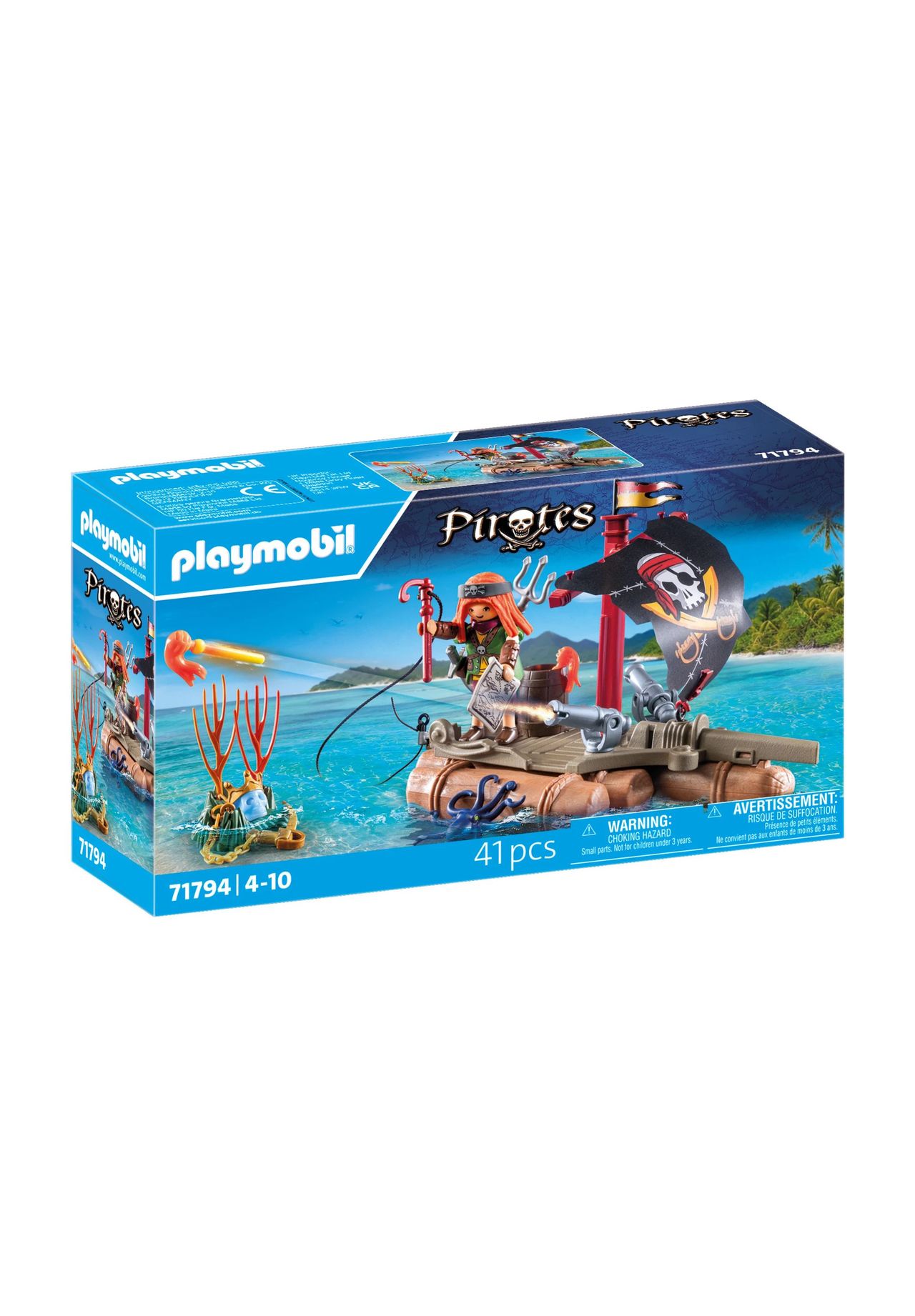 playmobil® Pirates - Schatzbergung auf Piratenfloss 71794