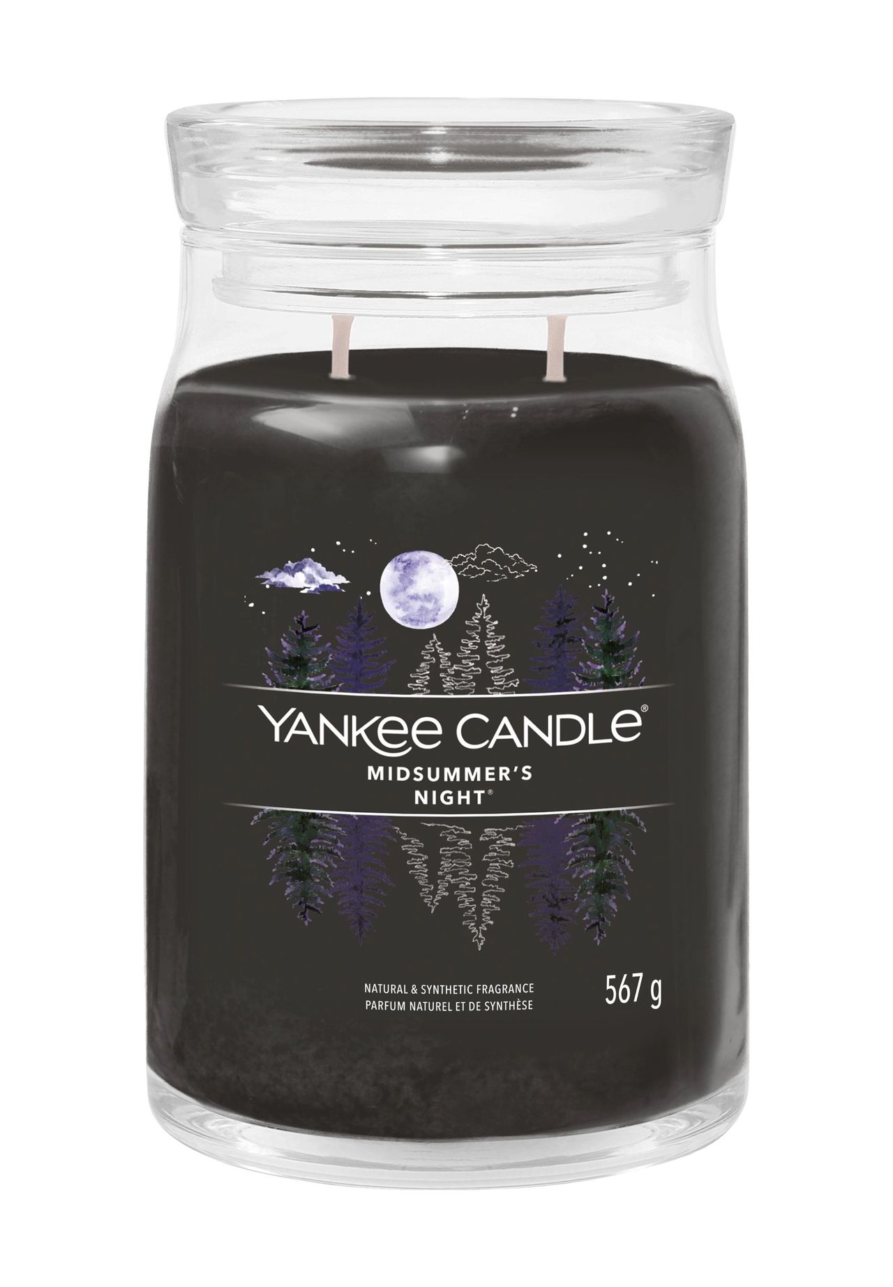 YANKEE CANDLE® Duftkerze 'Midsummer's Night', 567 g, schwarz