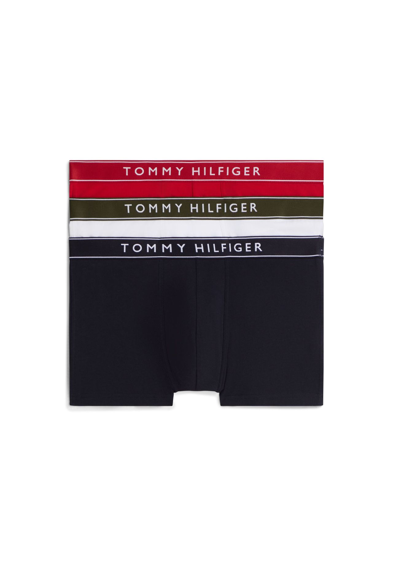 TOMMY HILFIGER Boxershorts Everyday Essentials, 3er-Pack, für Herren, rot|weiß|blau, XXL