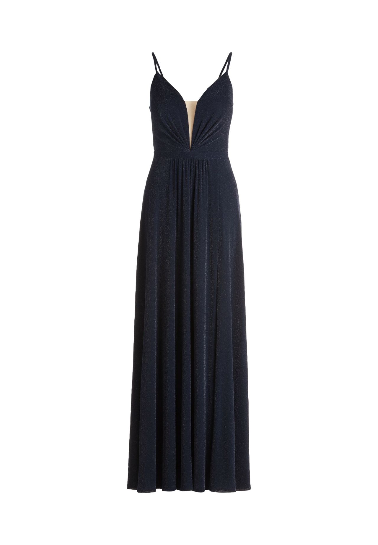 Vera Mont Abendkleid, Raffung, V-Ausschnitt, für Damen, blau, 42