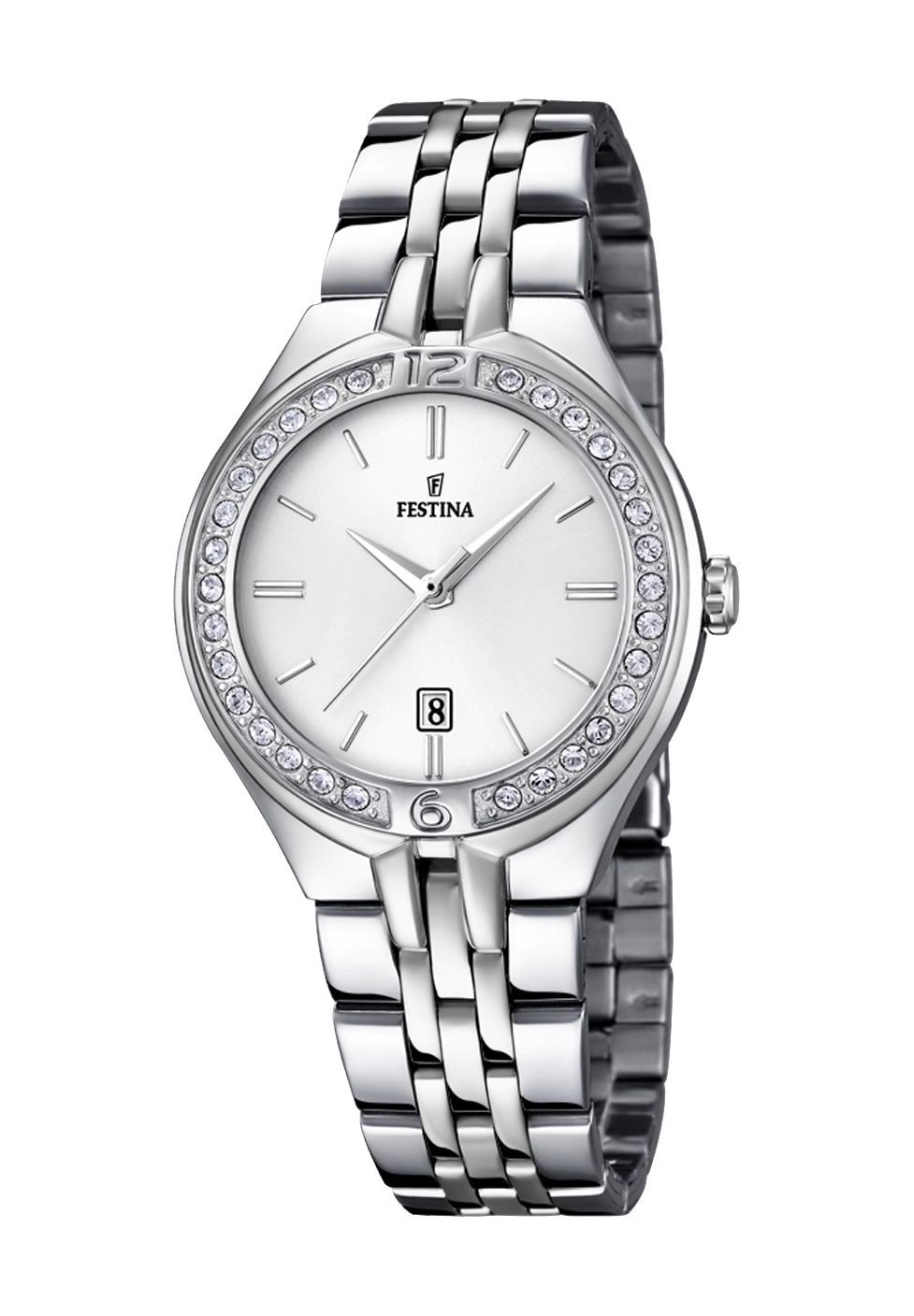 FESTINA Damen Armbanduhr 'F16867/1', SILBER