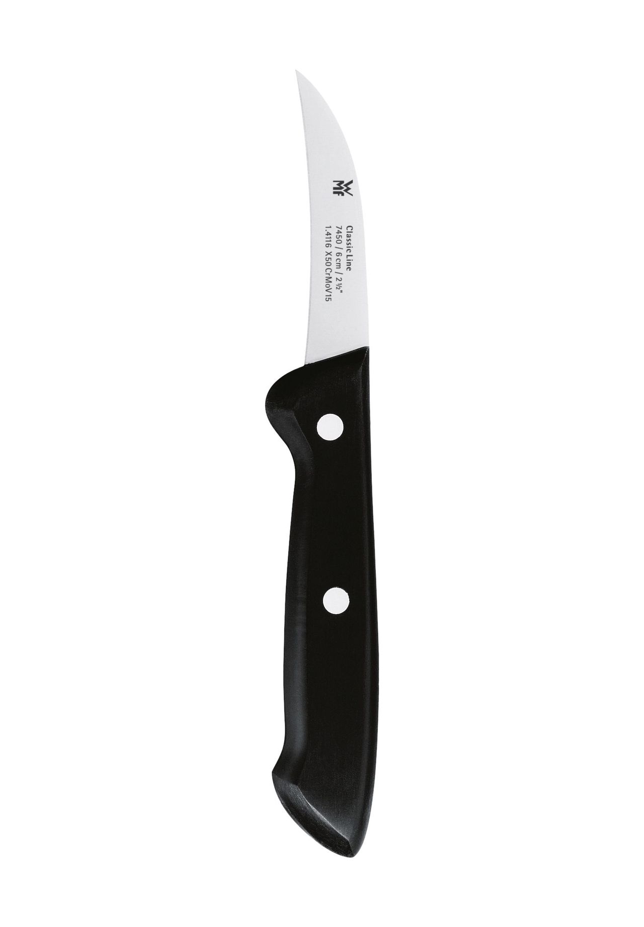 WMF Schälmesser 'Classic Line', rostfrei, gehärtete Klinge, 6 cm, schwarz