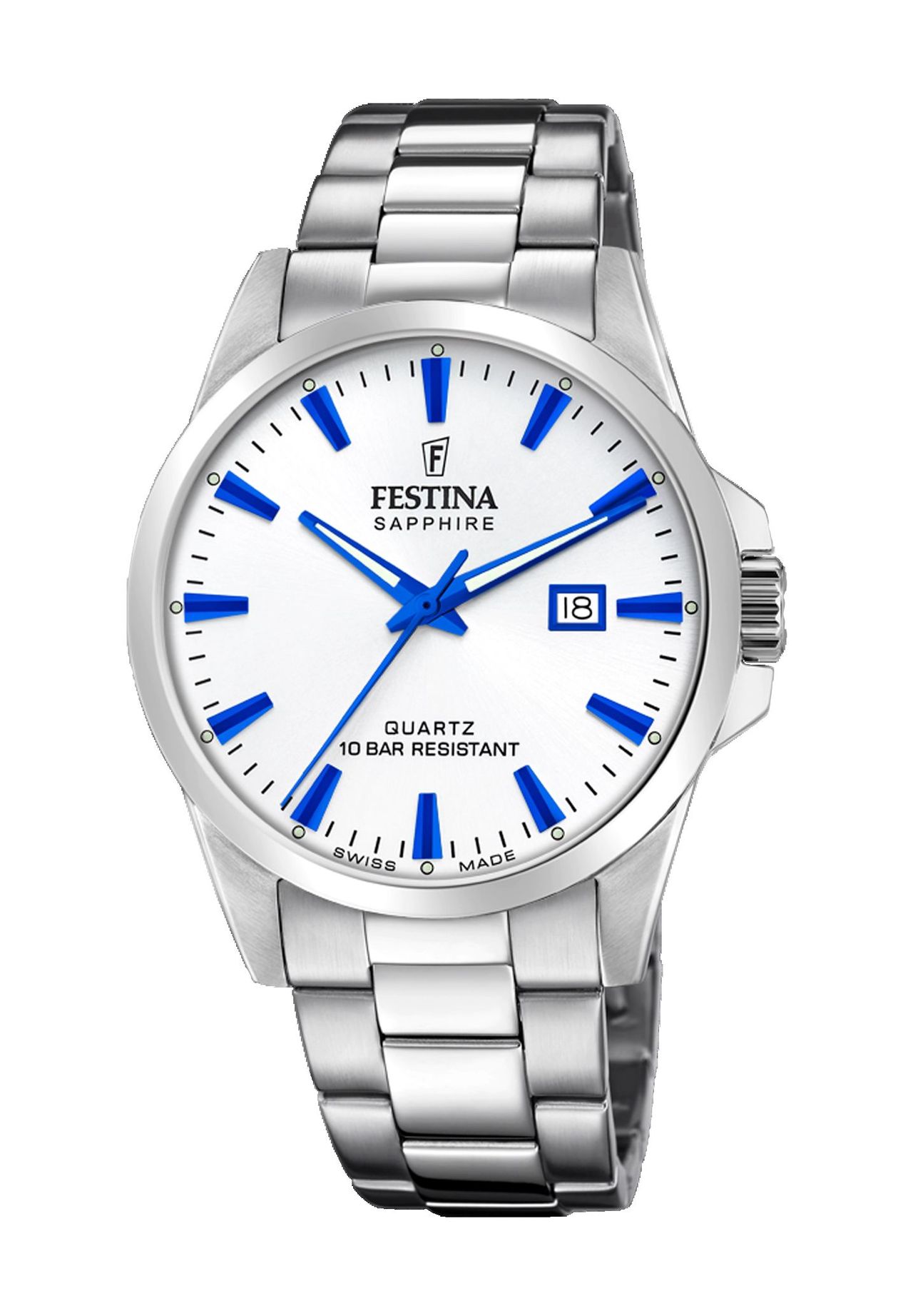 FESTINA Herren Armbanduhr 'F20024', SILBER