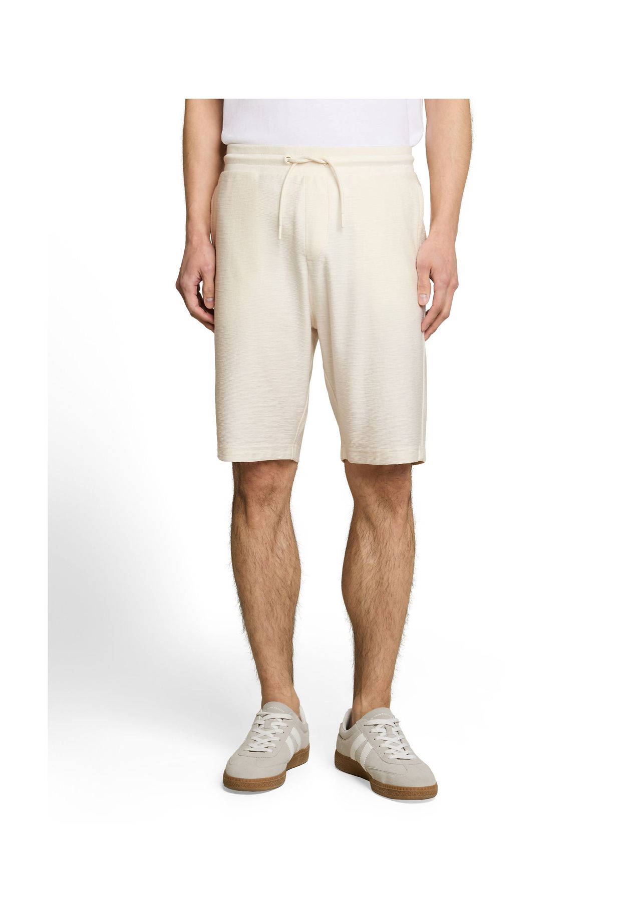 TOM TAILOR Jogging-Shorts, Tunnelzug, für Herren, braun, M