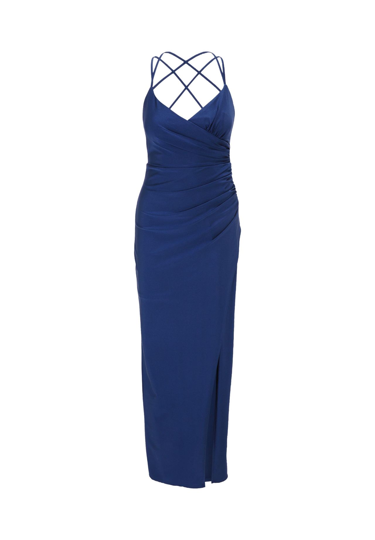 Vera Mont Abendkleid, figurbetont, für Damen, blau, 30