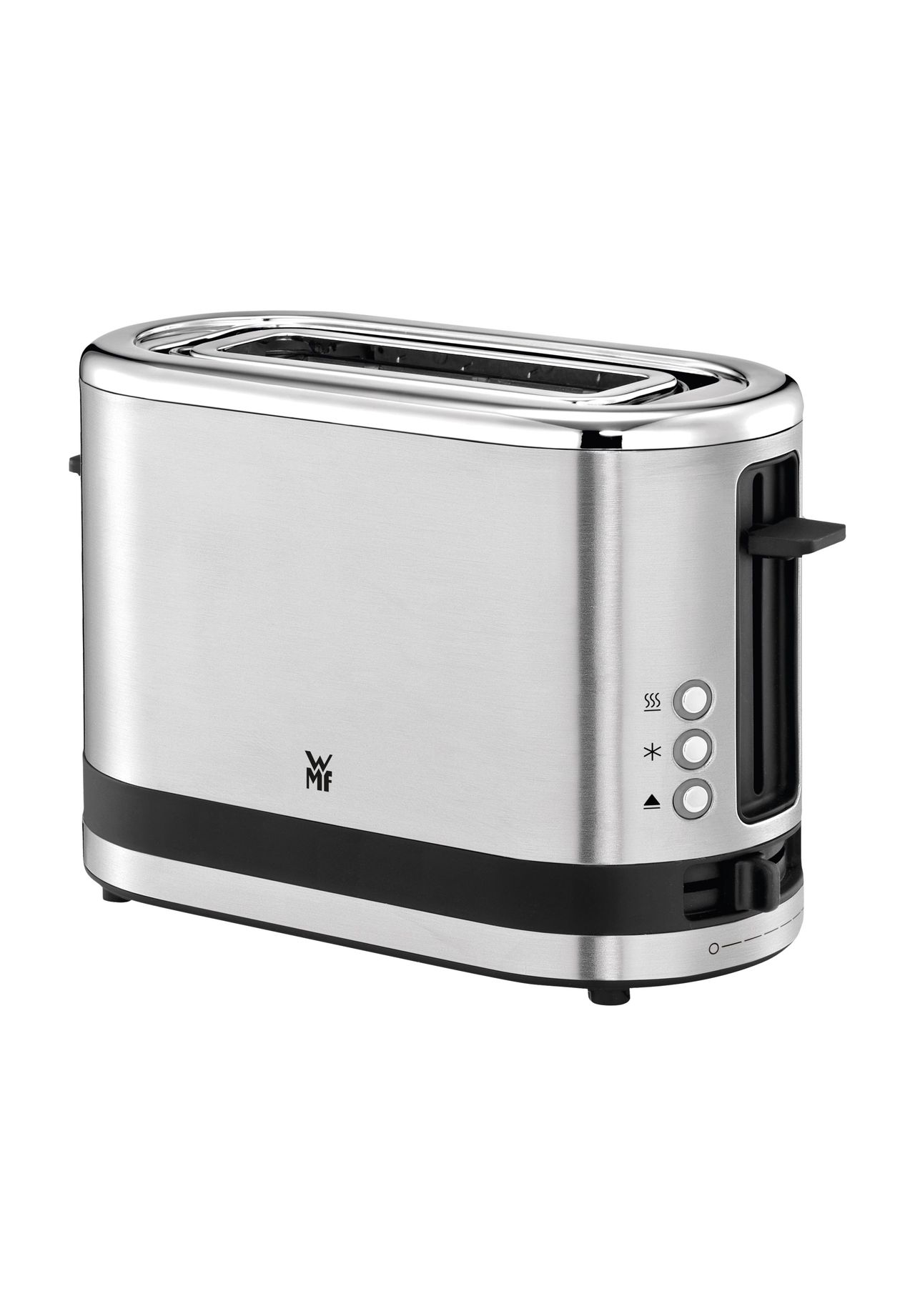 WMF 1-Scheiben-Toaster 'KÜCHENminis', integrierter Brötchenaufsatz, 600 Watt, silber