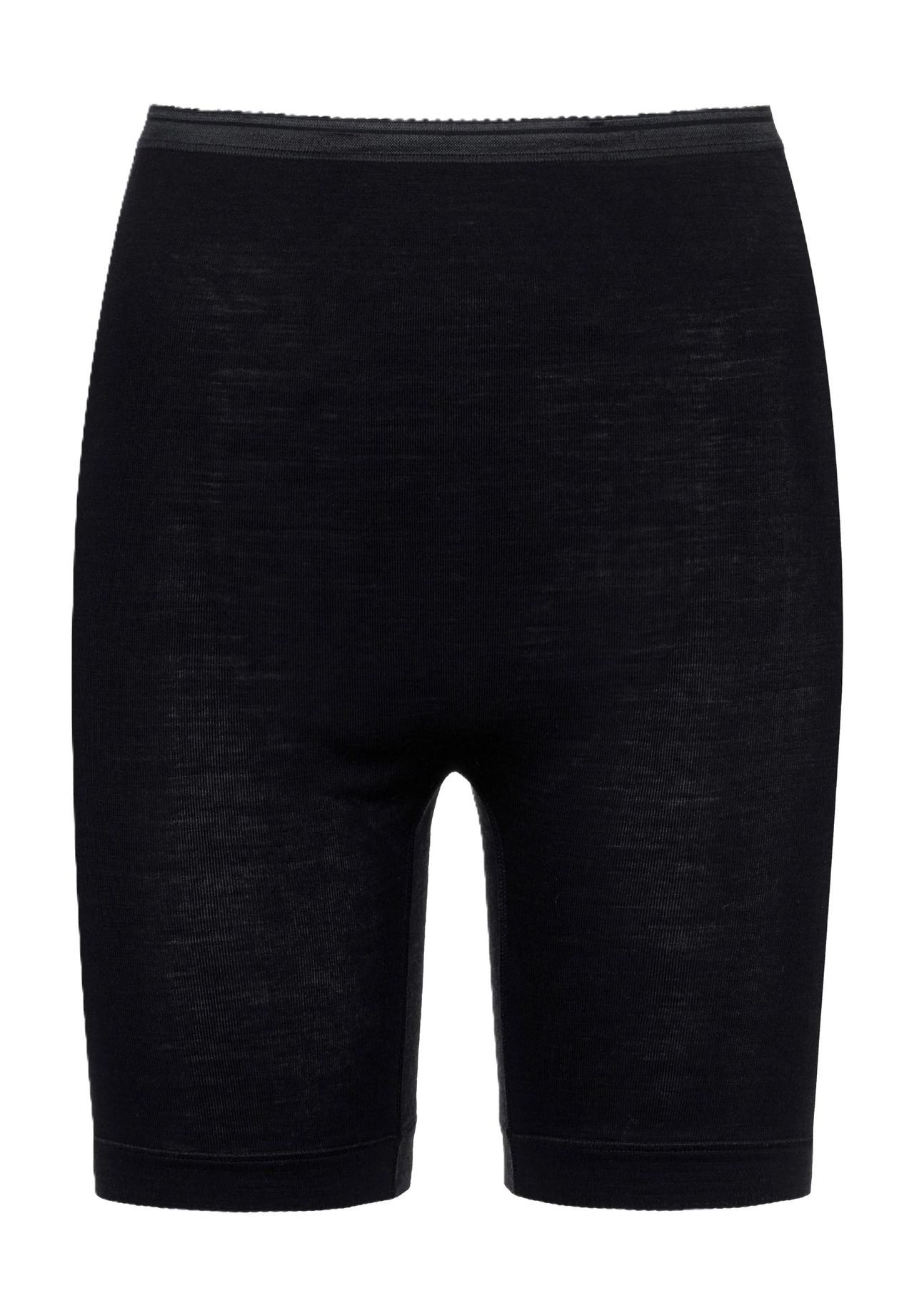 mey Pants, flacher Bund, längeres Bein, Wolle, Seide, für Damen, schwarz, 40