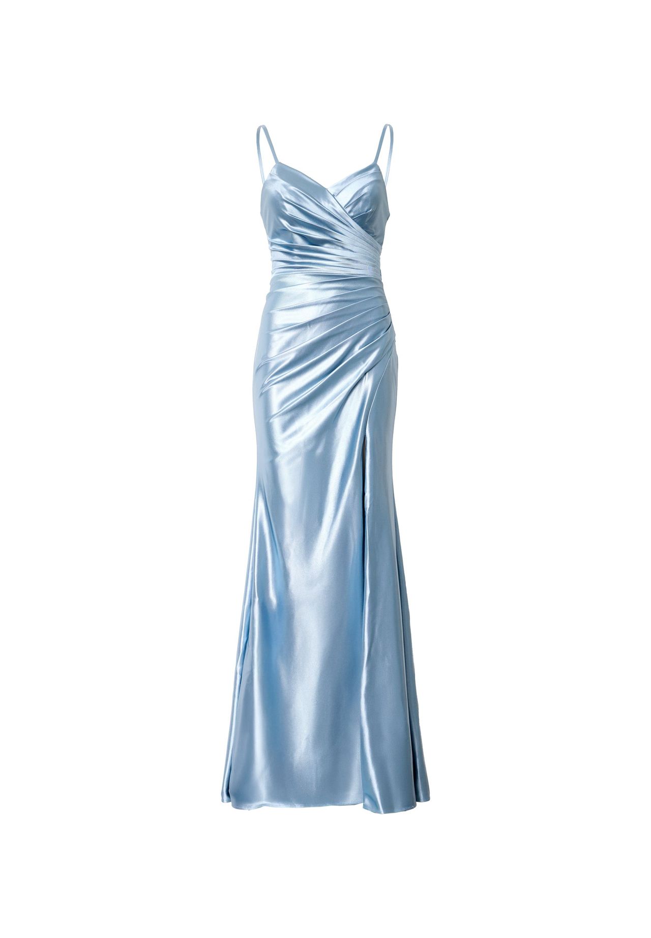 MASCARA© LONDON Abendkleid, Spaghettiträger, für Damen, blau, 36