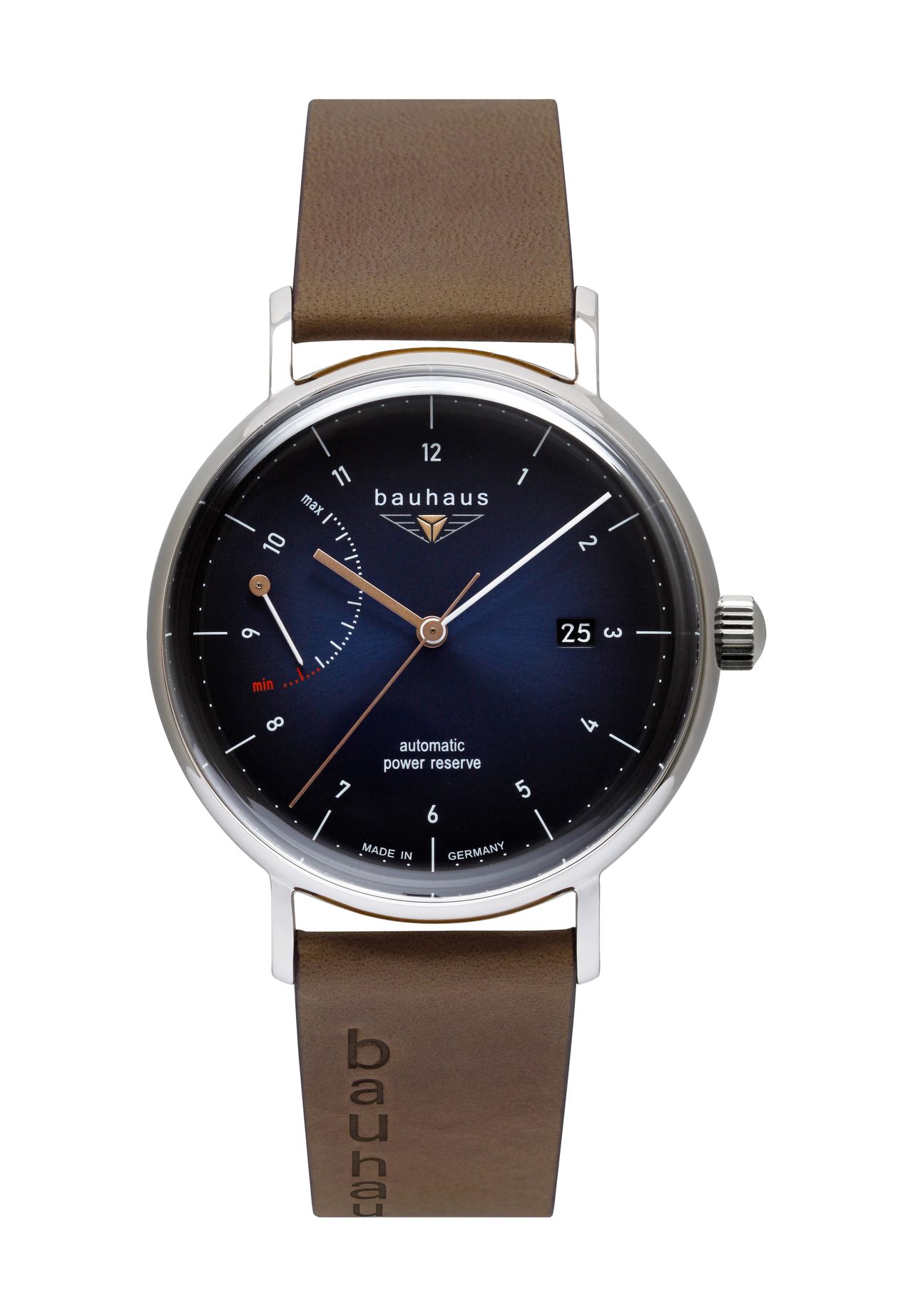 IRON ANNIE Herren Automatikuhr 'Bauhaus Edition 21603', silber