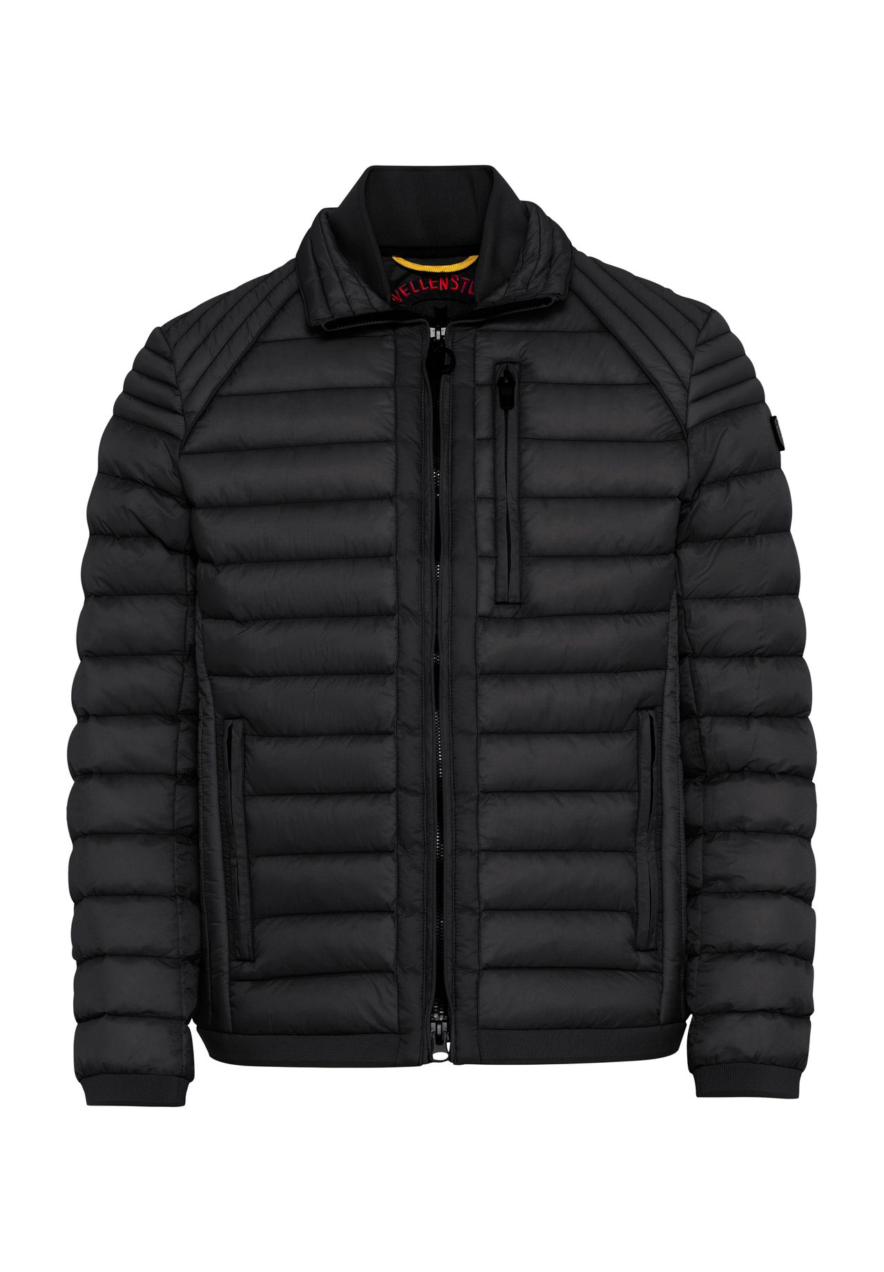 WELLENSTEYN Steppjacke, Stehkragen, winddicht, für Herren, schwarz, XXL