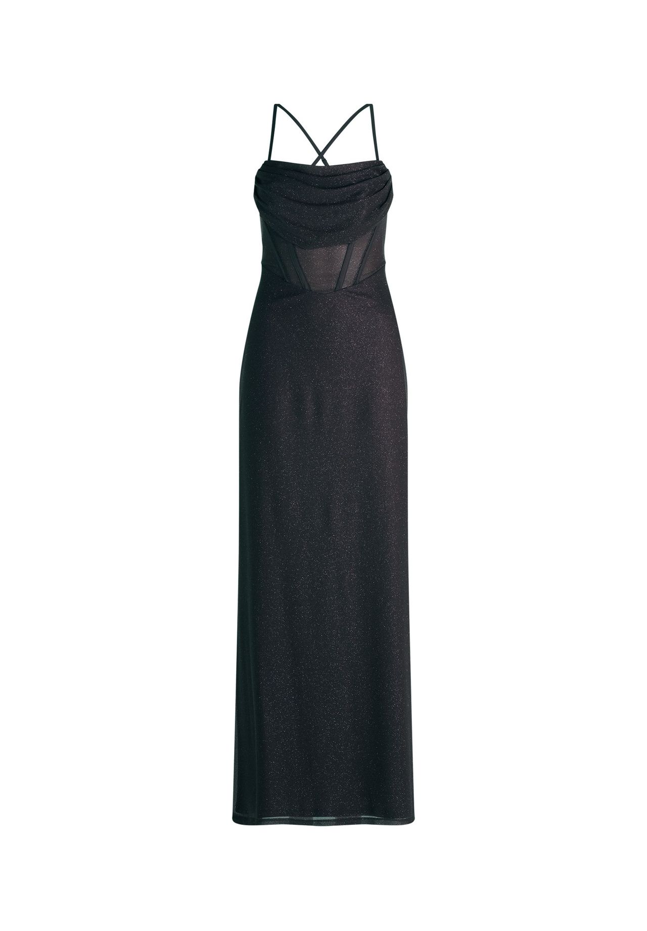 Vera Mont Abendkleid im Glitzer-Look, für Damen, blau, 32
