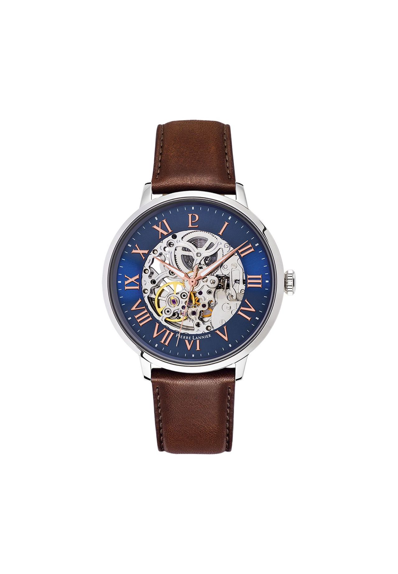 PIERRE LANNIER Herren Armbanduhr '322B164', BLAU, 99
