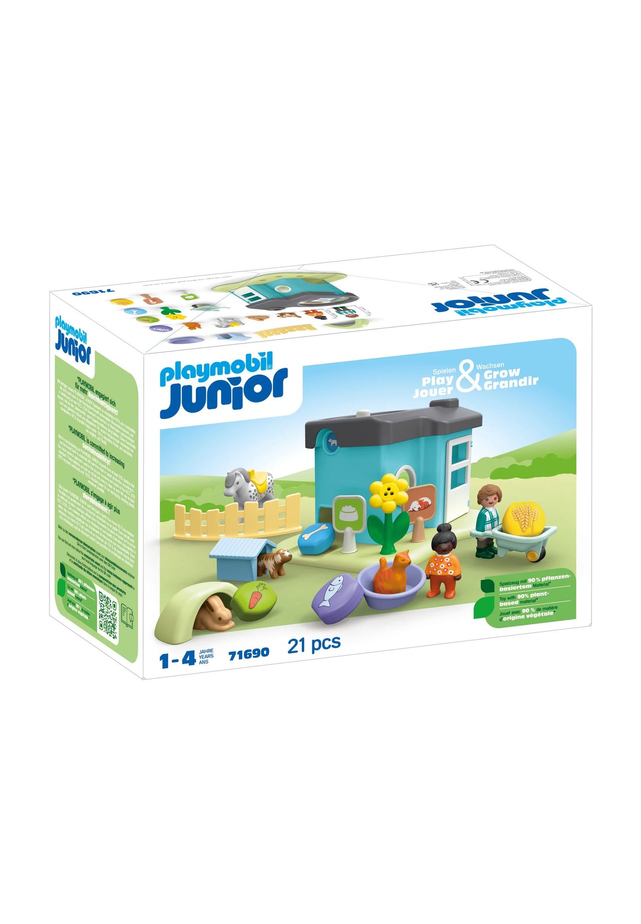 playmobil® Junior - Tierpension mit Futterspender 71690